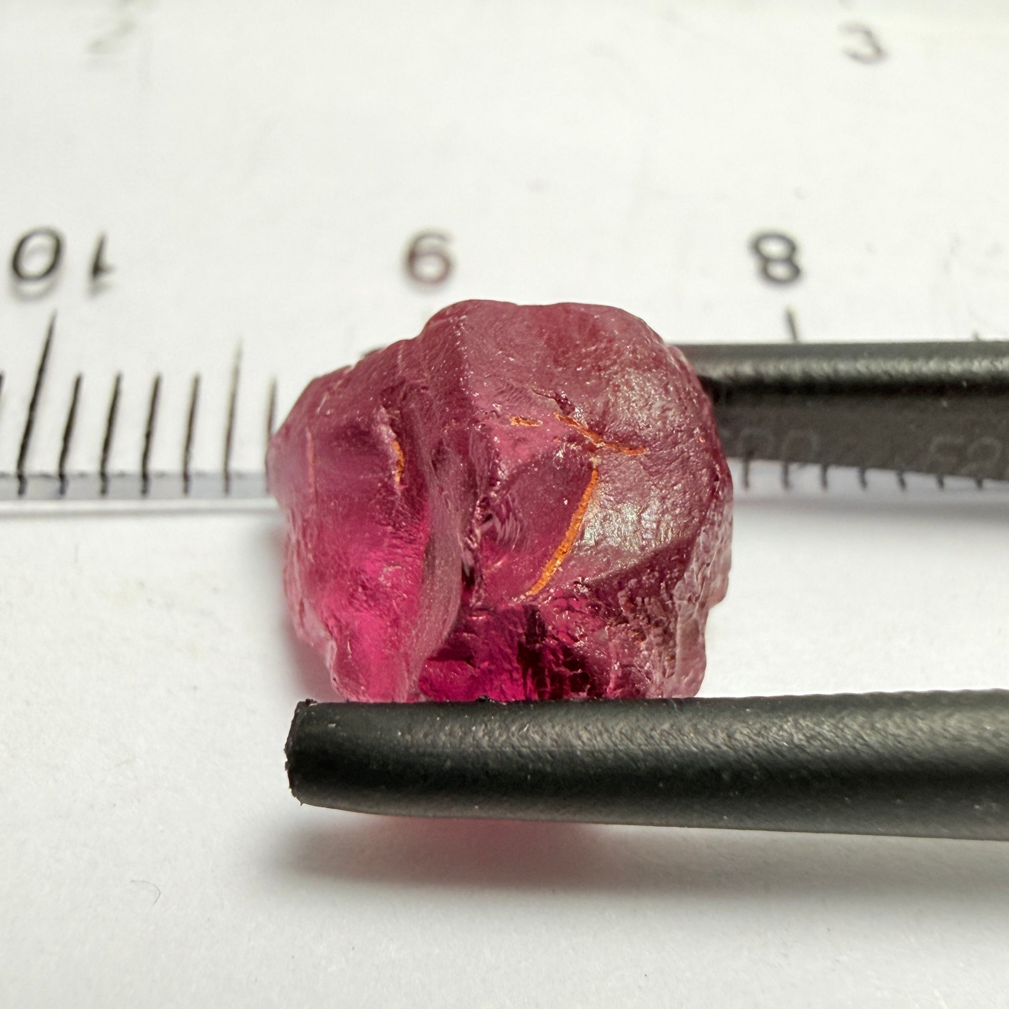 Tanga Garnet, 6.48ct, Tanzania, Untreated Unheated, slightly included, see shape