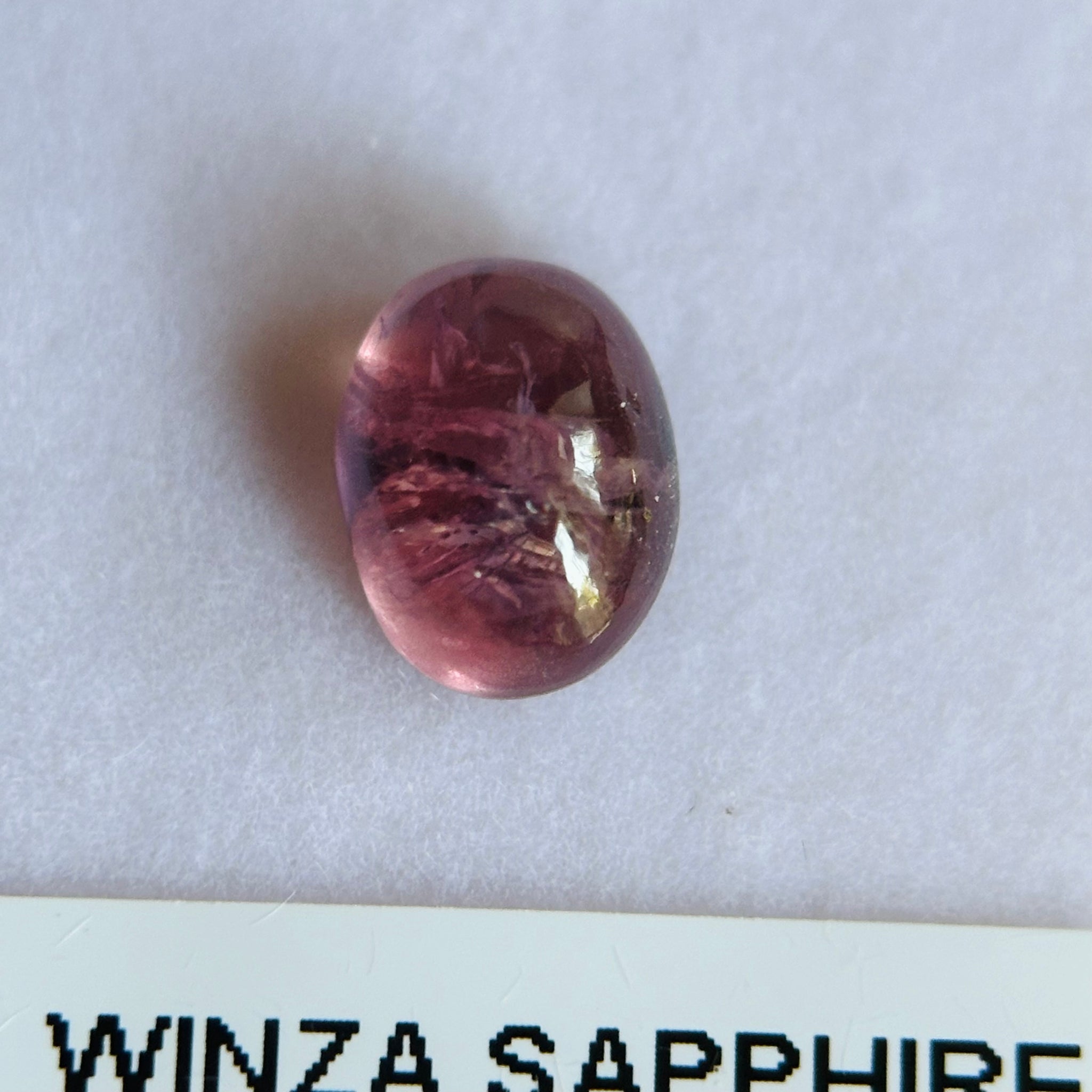 Winza Sapphire Cabochon. 3.35ct, Tanzania. Untreated Unheated