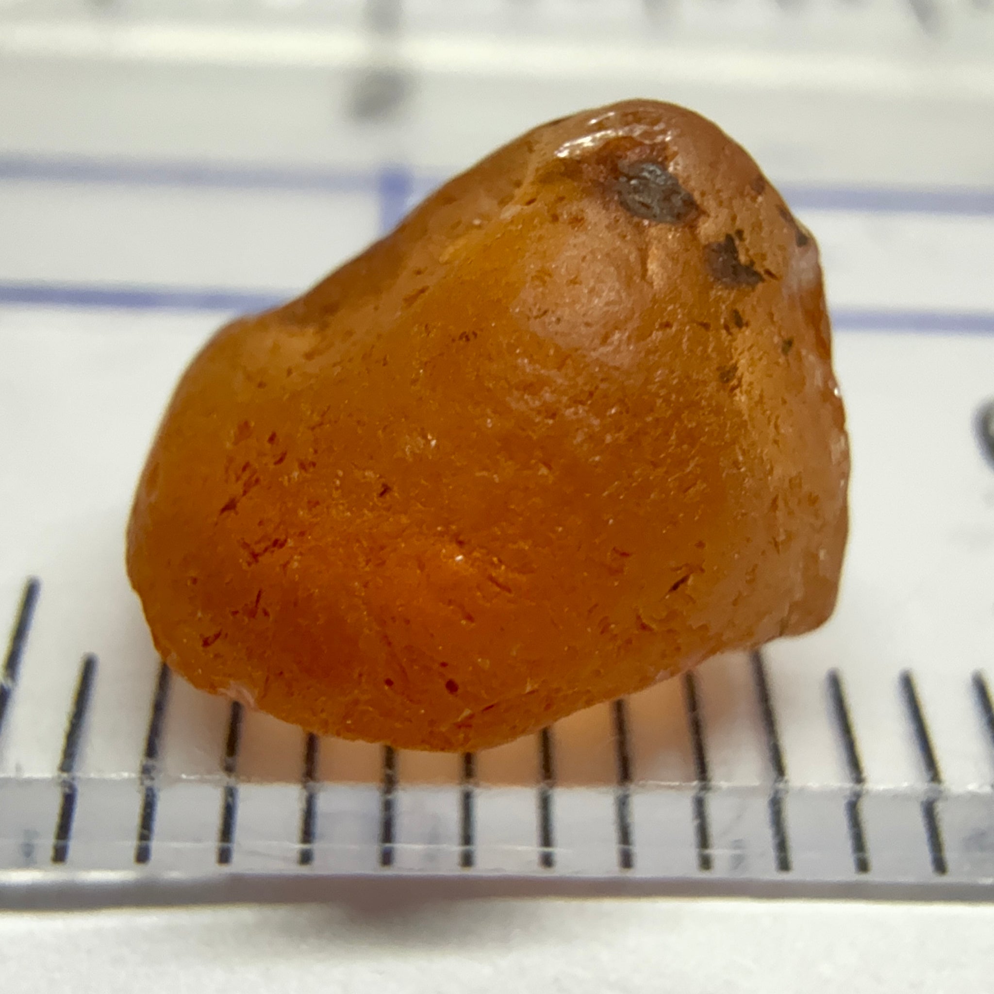 Malaya Garnet, 3.53ct, Tanzania, Untreated Unheated. VVS - IF