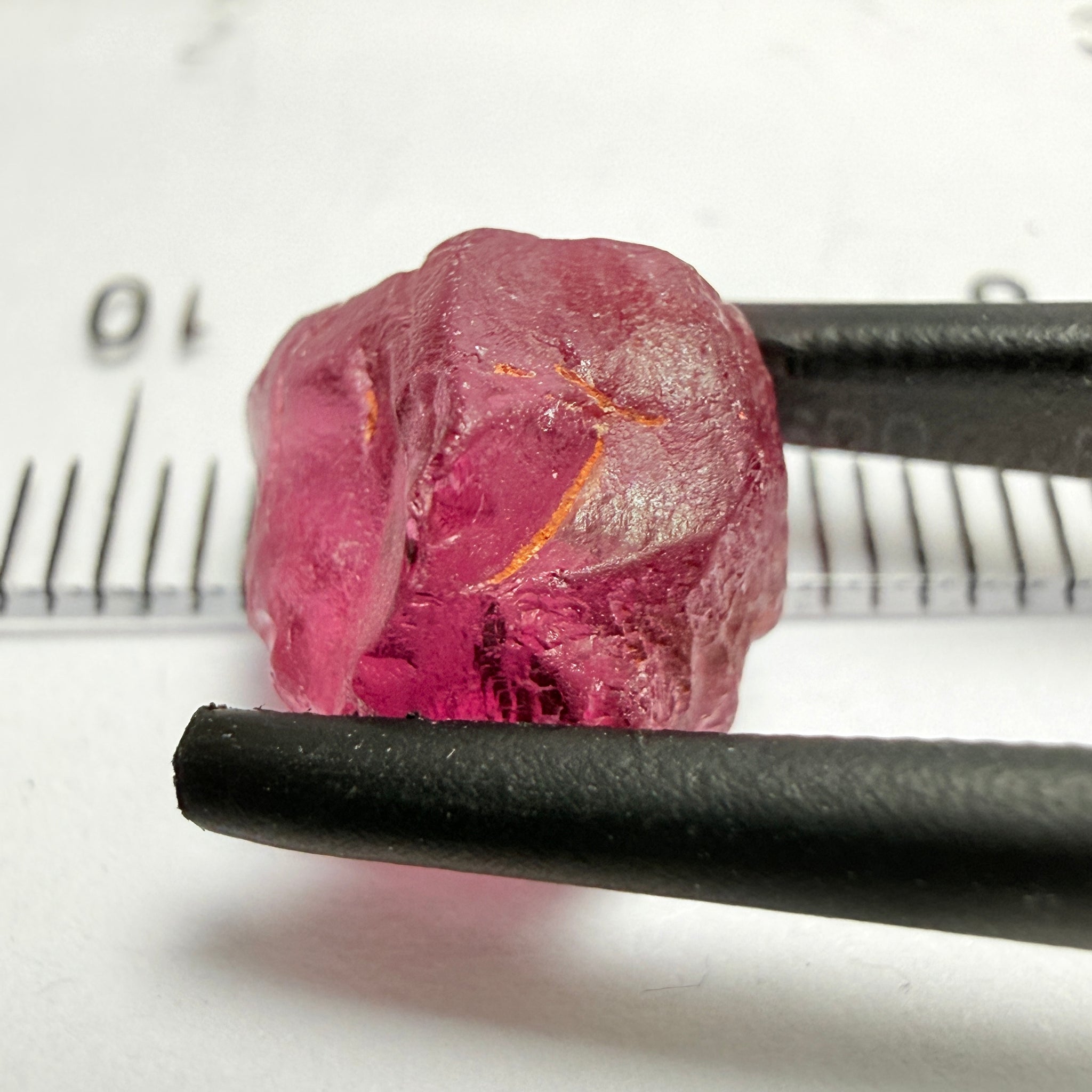 Tanga Garnet, 6.48ct, Tanzania, Untreated Unheated, slightly included, see shape