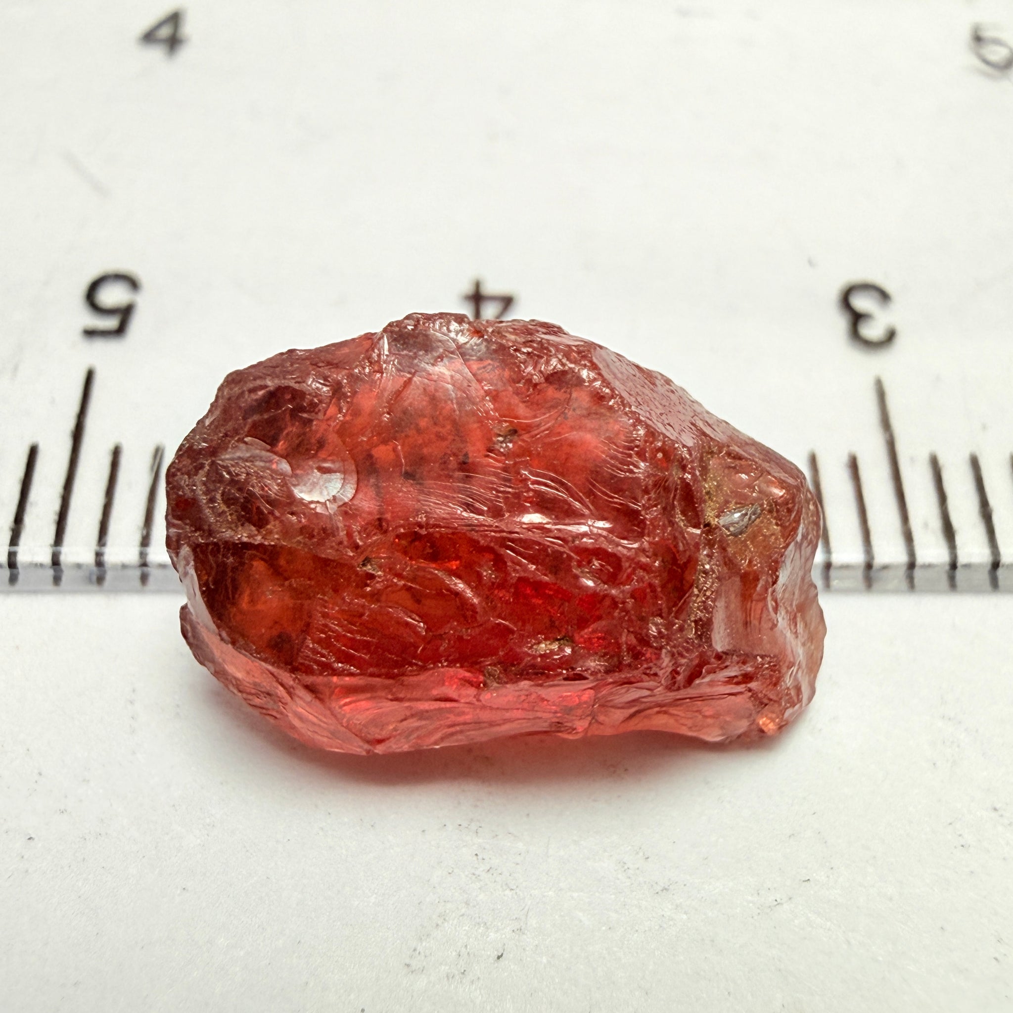 Umba Garnet, 8.12ct, Umba Valley, Tanzania, Untreated Unheated, spotty