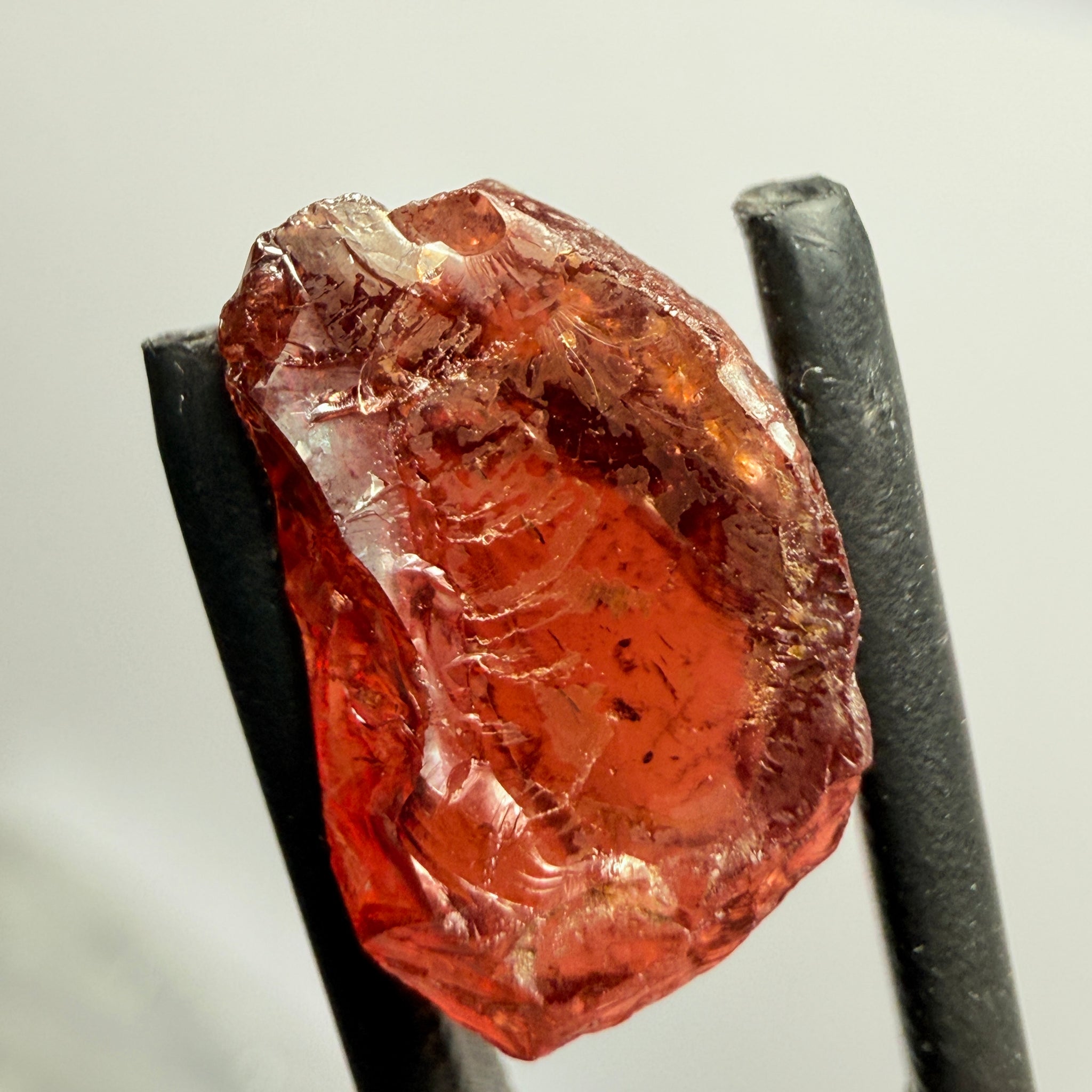 Umba Garnet, 8.12ct, Umba Valley, Tanzania, Untreated Unheated, spotty