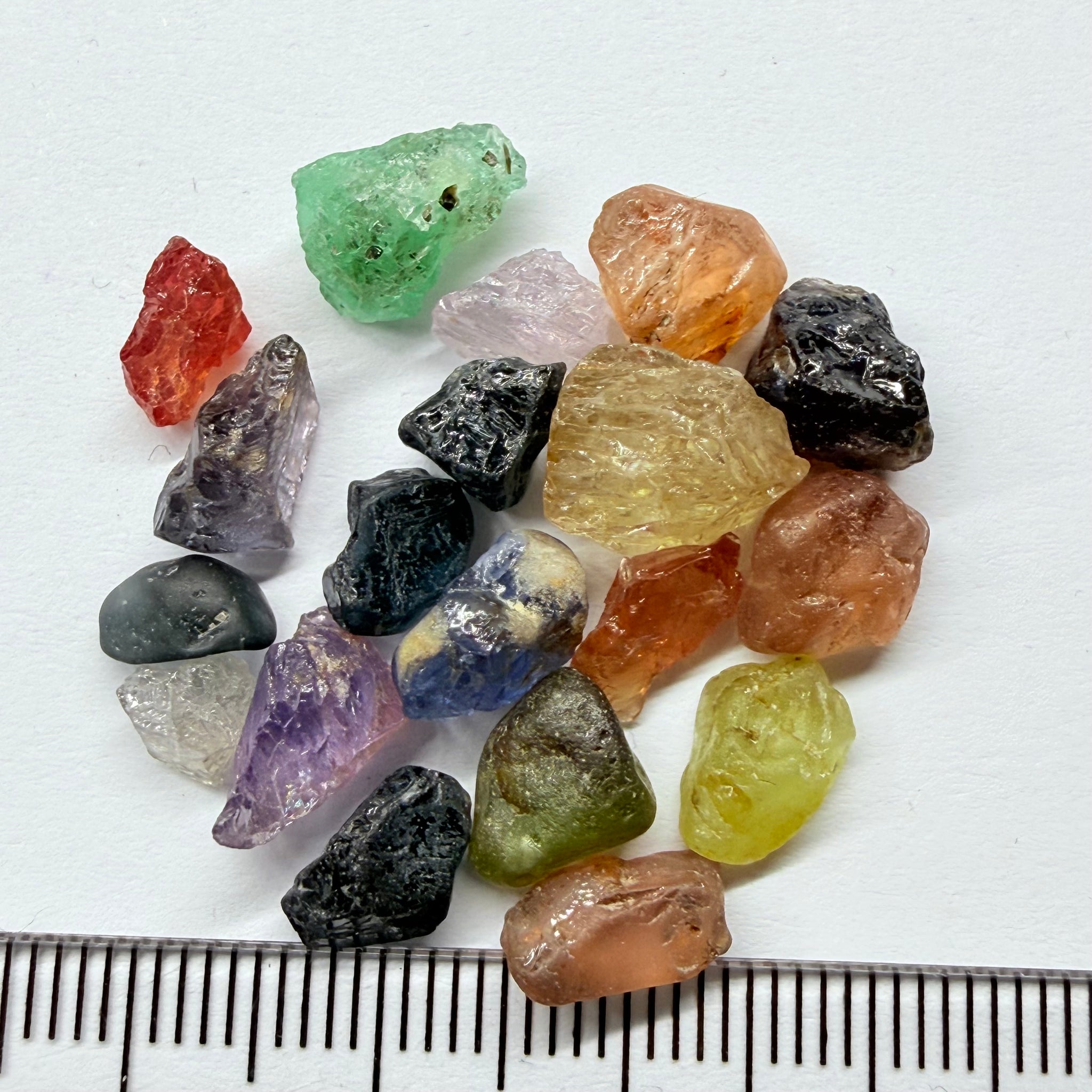 Mixed Lot, 42.59ct, Tanzania, Untreated Unheated