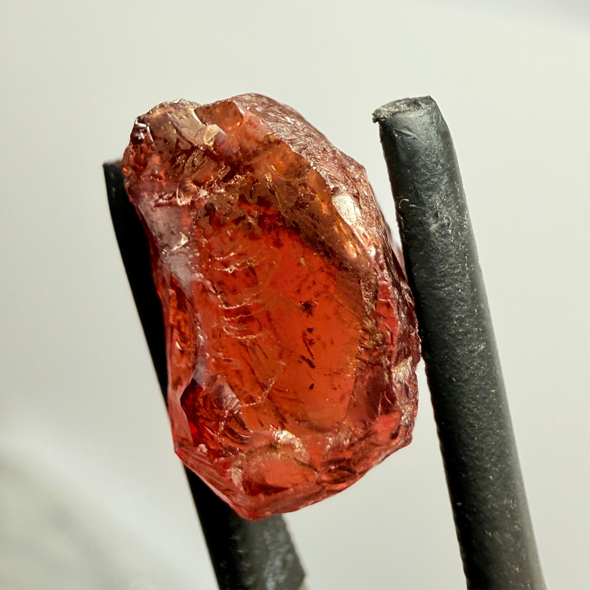 Umba Garnet, 8.12ct, Umba Valley, Tanzania, Untreated Unheated, spotty