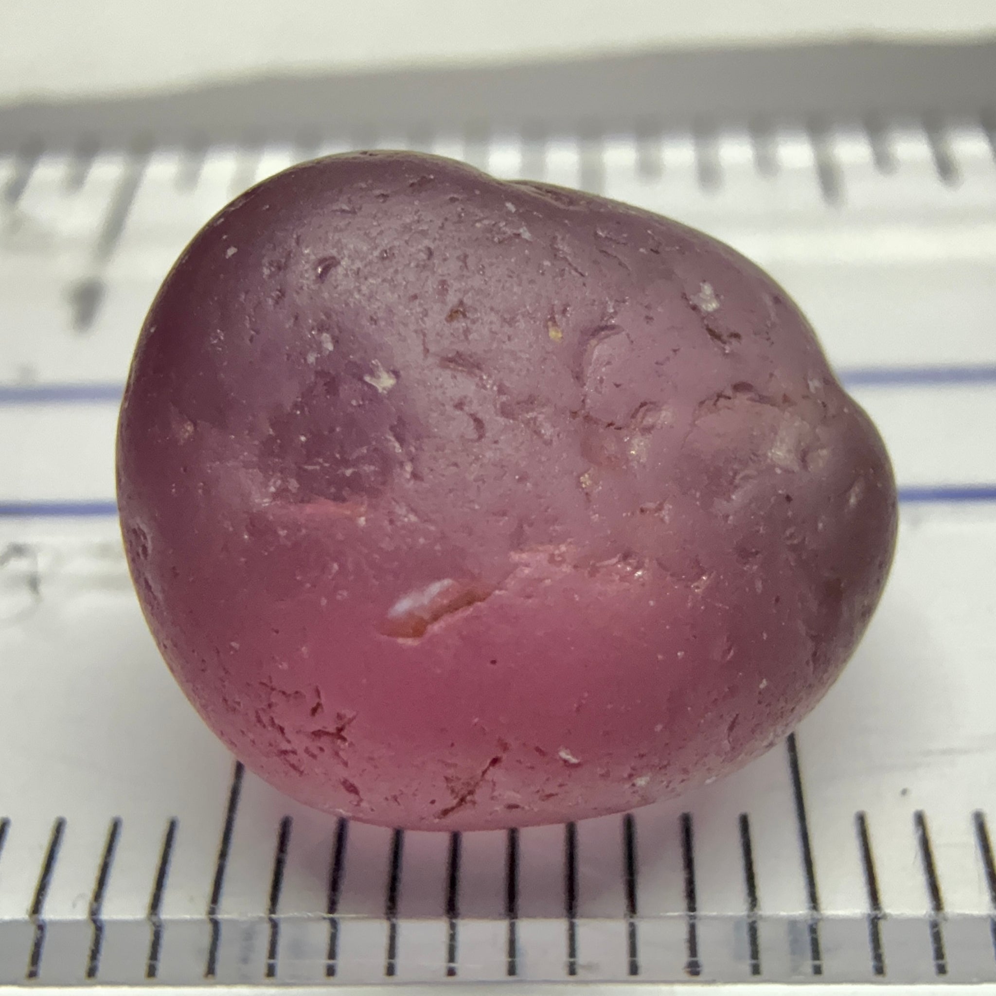 Mahenge Garnet, 12.08ct, Tanzania, heavy silk inside, see pictures, Untreated Unheated, slight inclusions