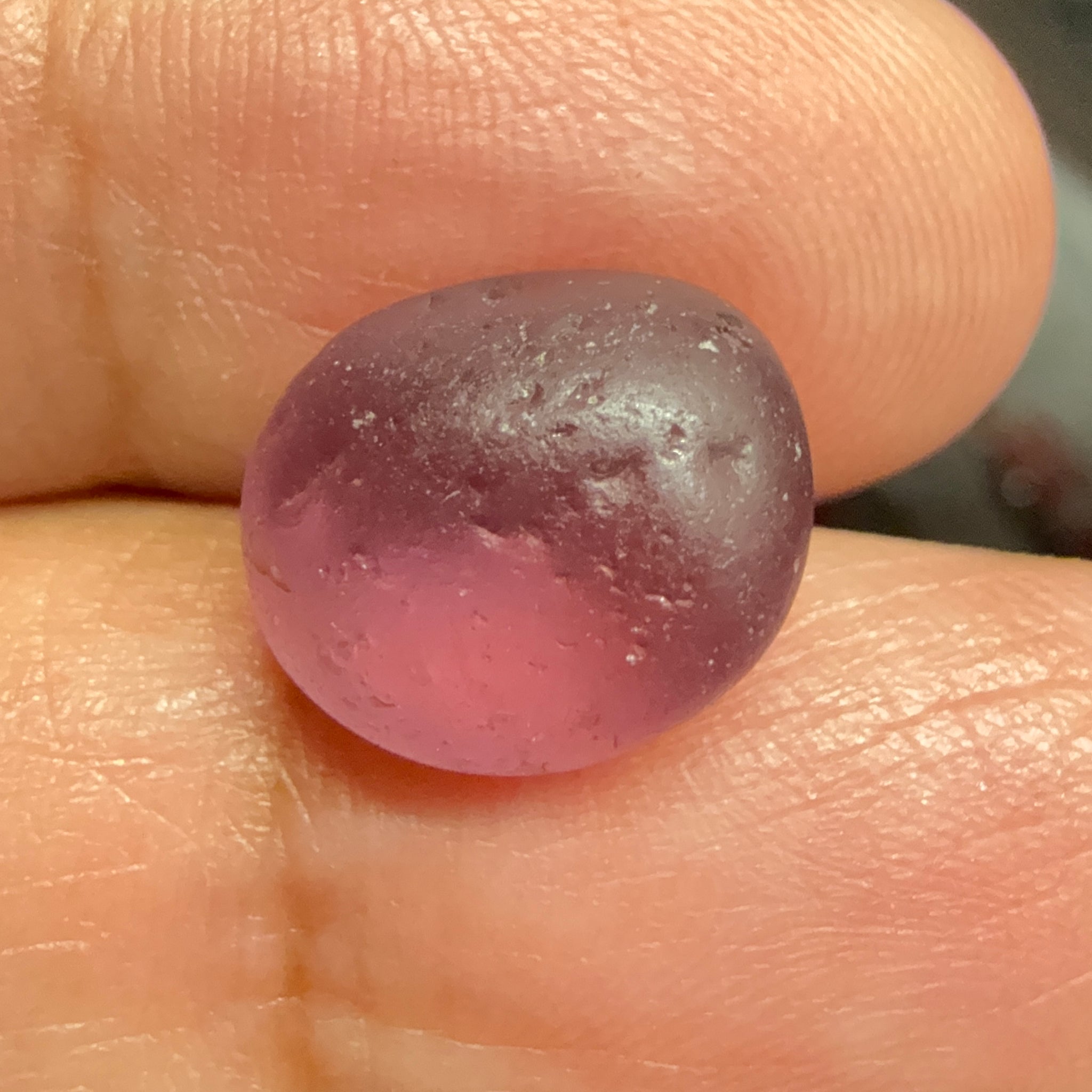 Mahenge Garnet, 12.08ct, Tanzania, heavy silk inside, see pictures, Untreated Unheated, slight inclusions