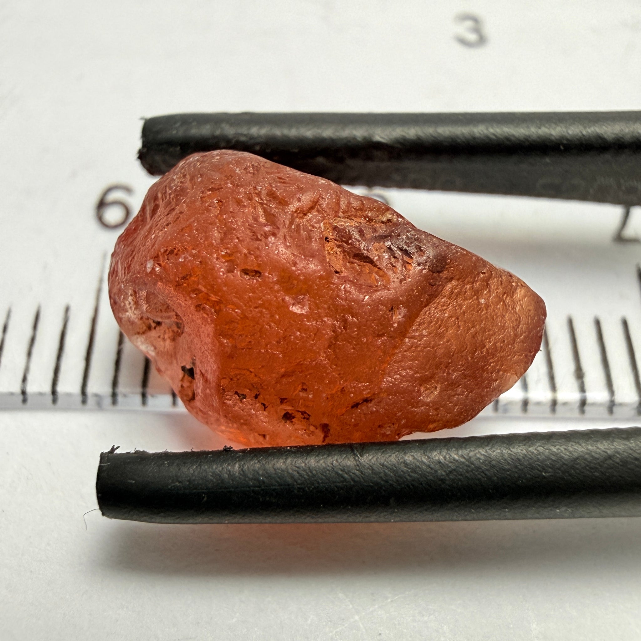 Malaya Garnet, 7.18ct, Tanzania, Untreated Unheated, vs silky