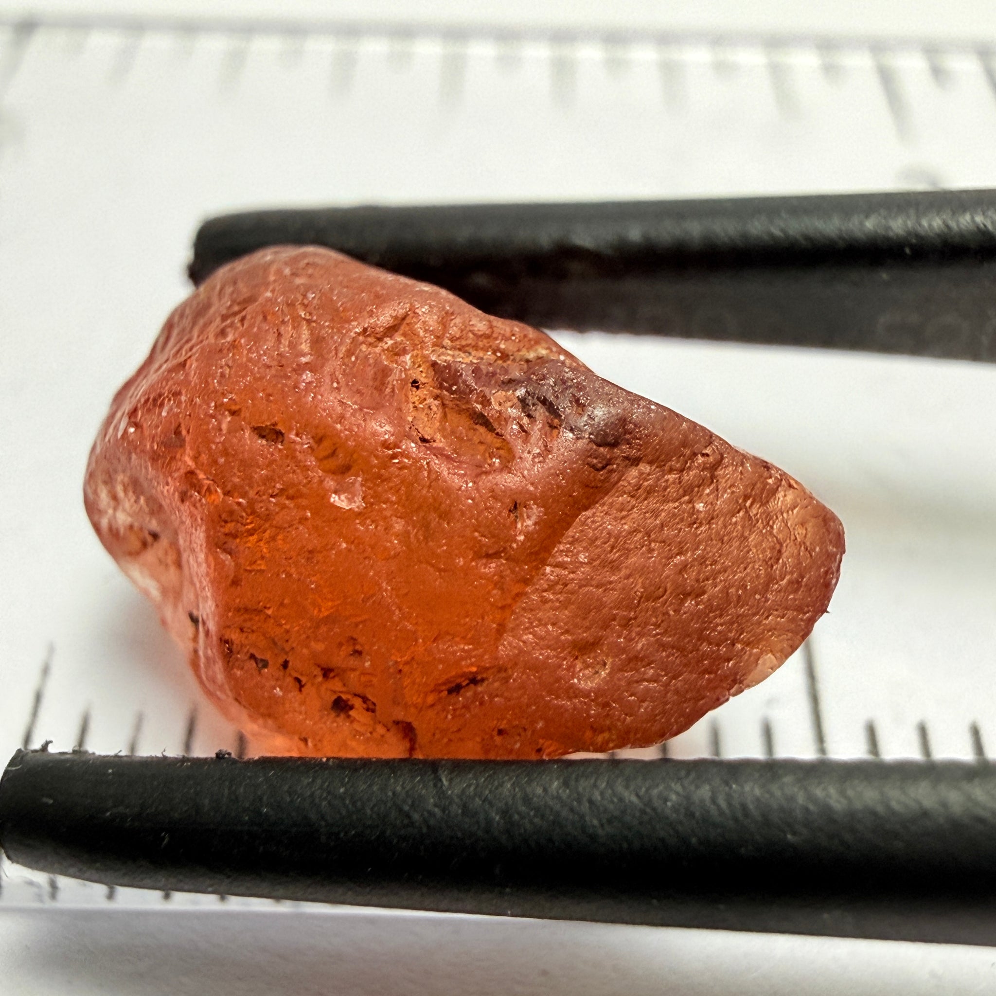 Malaya Garnet, 7.18ct, Tanzania, Untreated Unheated, vs silky