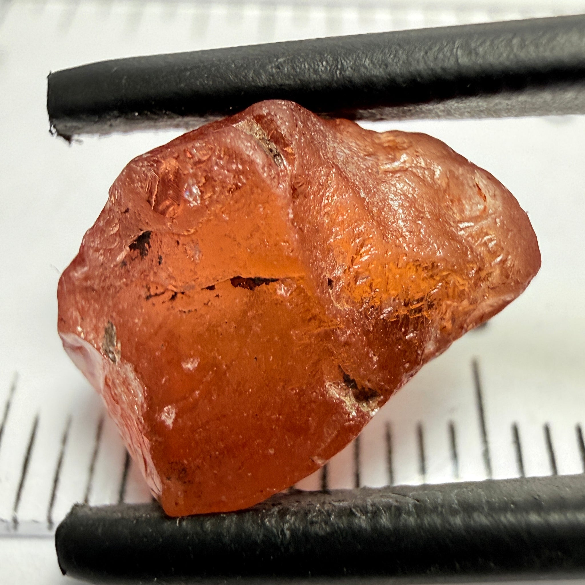 Malaya Garnet, 7.18ct, Tanzania, Untreated Unheated, vs silky