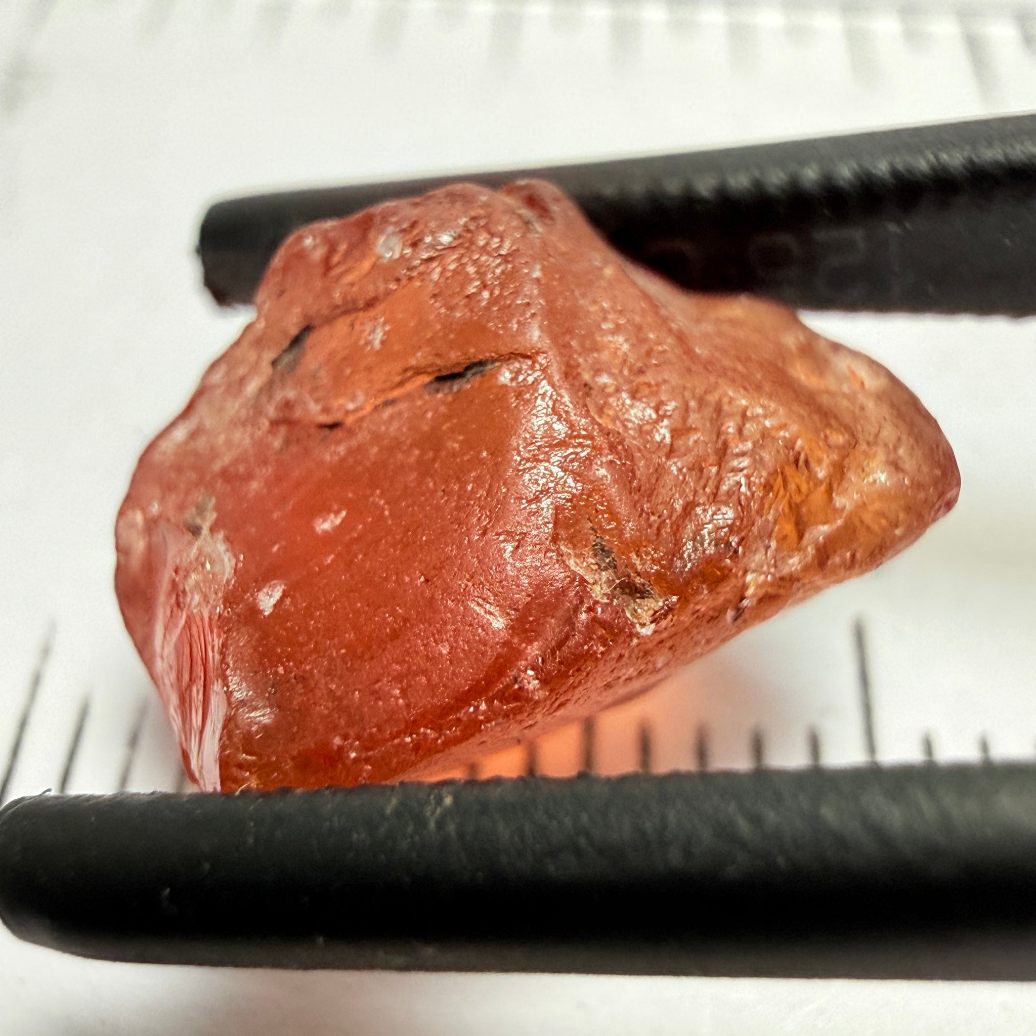 Malaya Garnet, 7.18ct, Tanzania, Untreated Unheated, vs silky