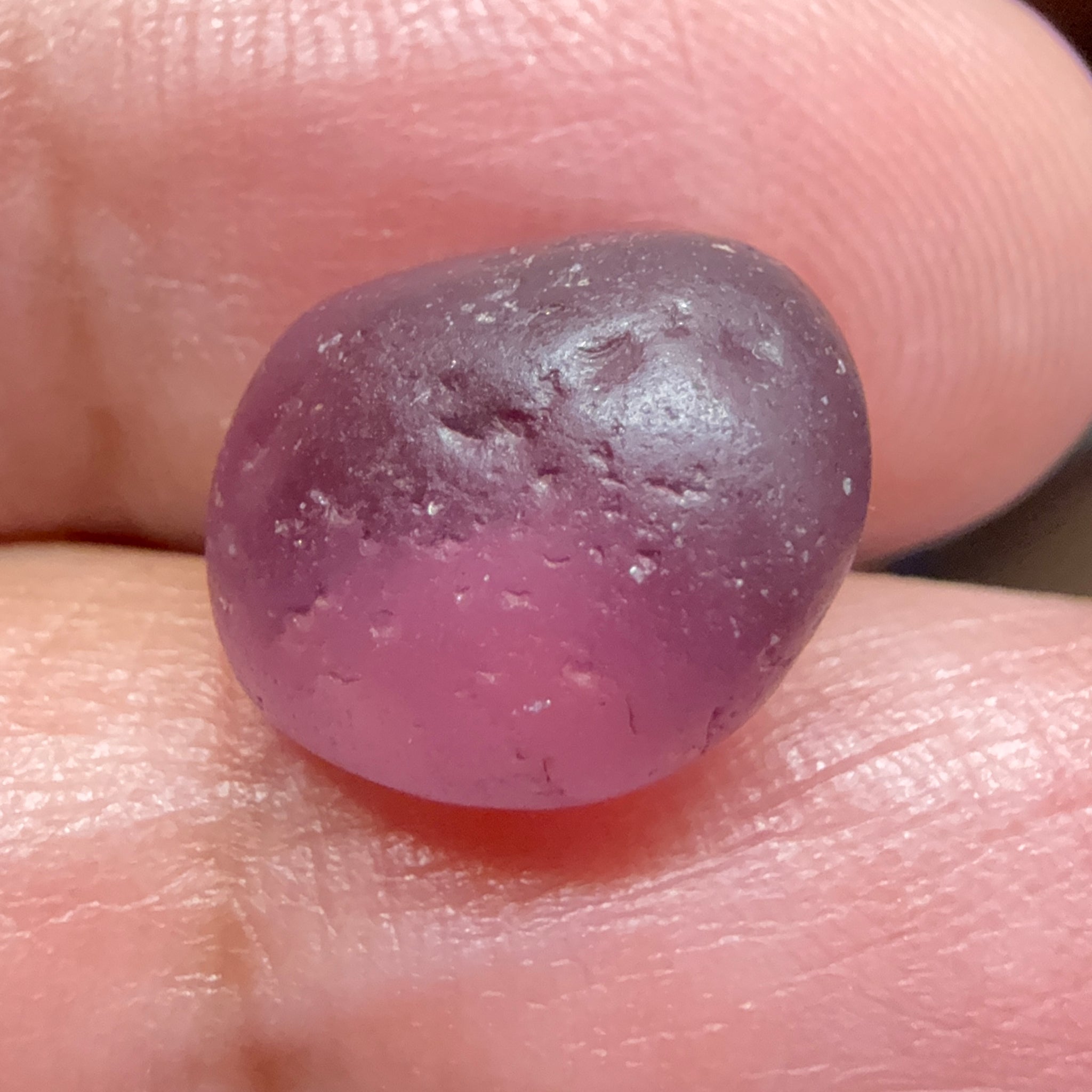 Mahenge Garnet, 12.08ct, Tanzania, heavy silk inside, see pictures, Untreated Unheated, slight inclusions