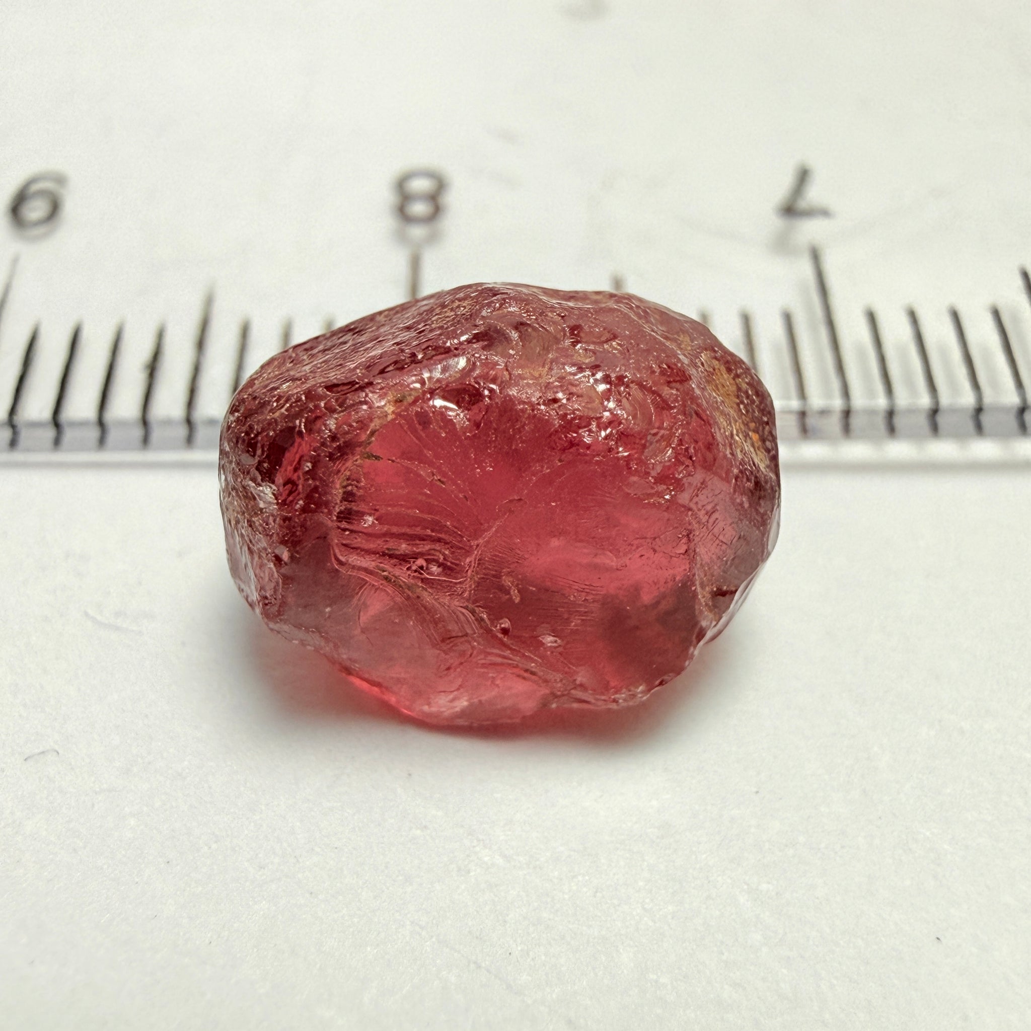 Rhodolite Garnet, 6.23ct, Umba, Tanzania, Untreated Untreated. Slight silky on one side, rest vs-vvs