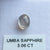Sapphire Cabochon, 3.06ct, Umba Valley, Tanzania. Untreated