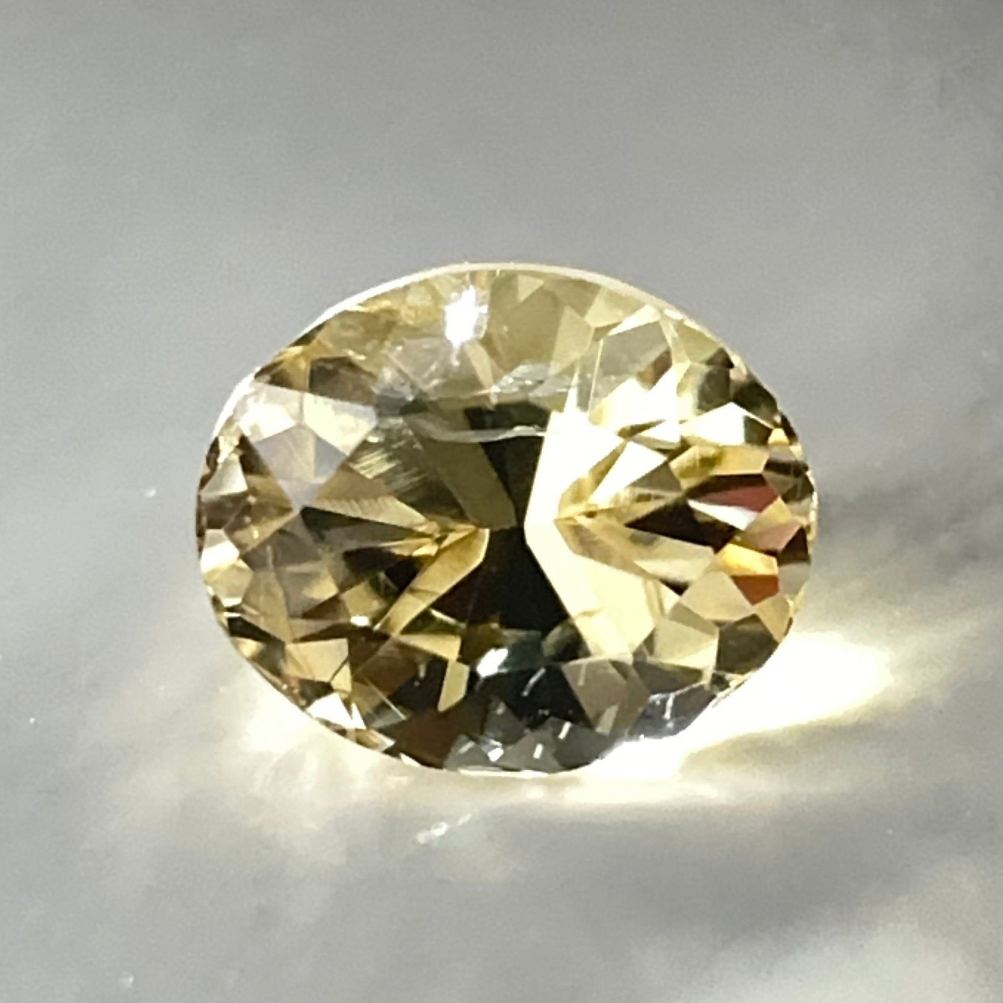 Yellow Grossular Garnet, 0.62ct, Merelani, Tanzania, Untreated Unheated