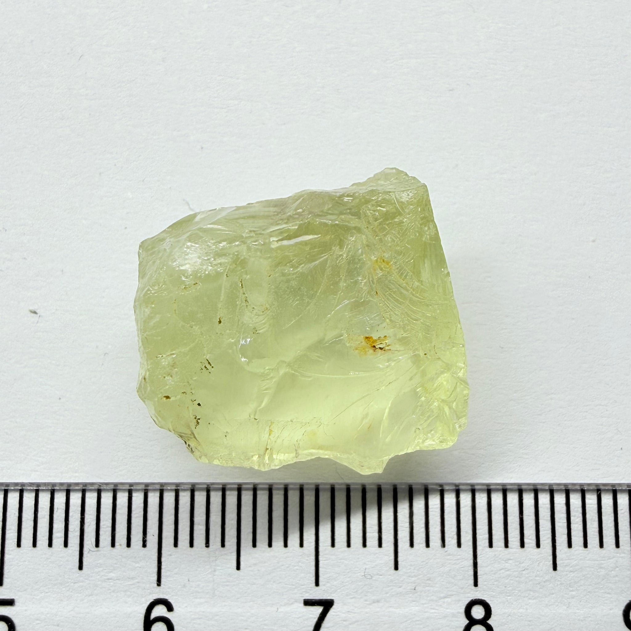 Heliodor, 29.39ct, Loliondo, Tanzania, Untreated Unheated, has a fracture inside, slice down the middle, both pics will be useable with one slightly flatter, both will be slightly milky