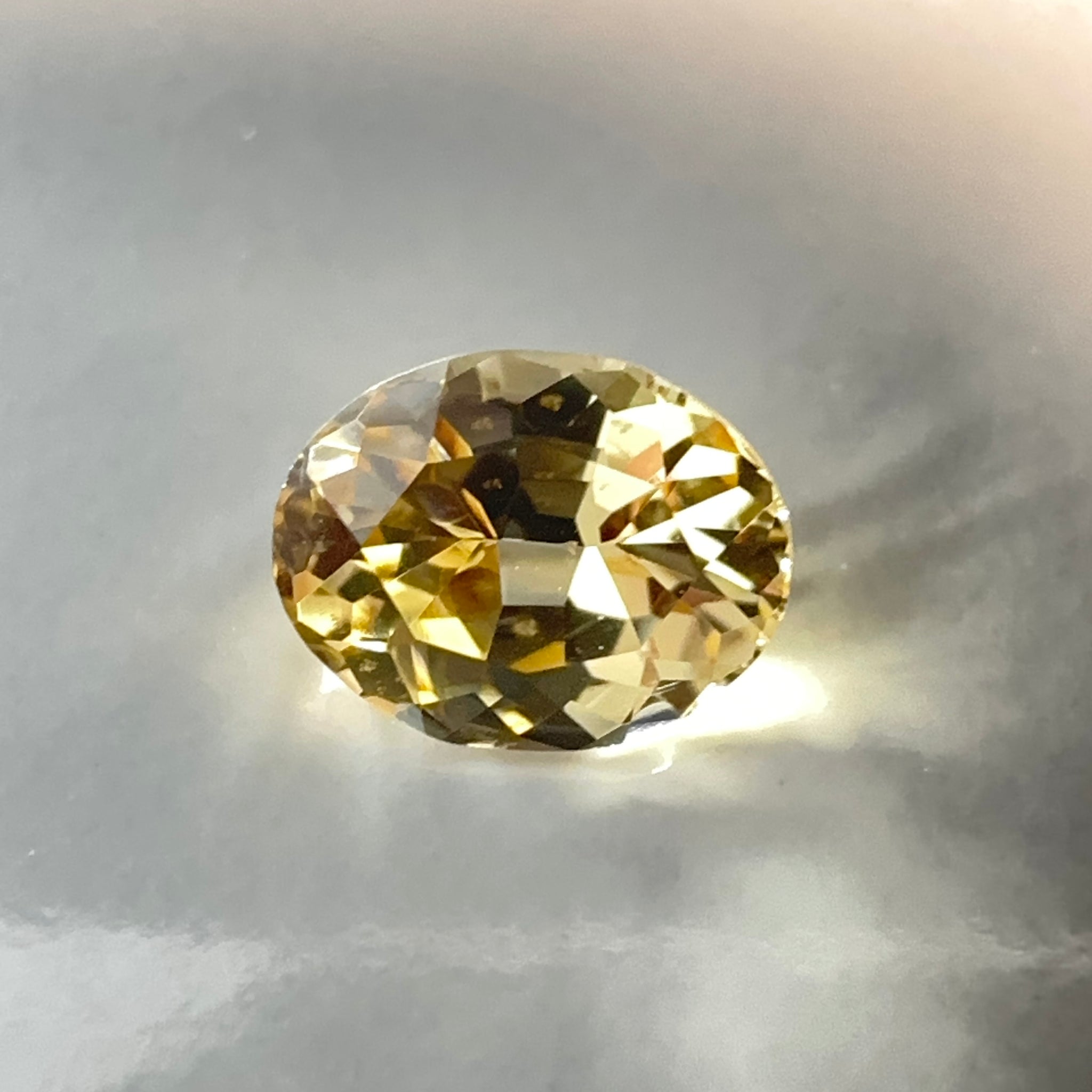 Yellow Grossular Garnet, 0.65ct, Merelani, Tanzania, Untreated Unheated