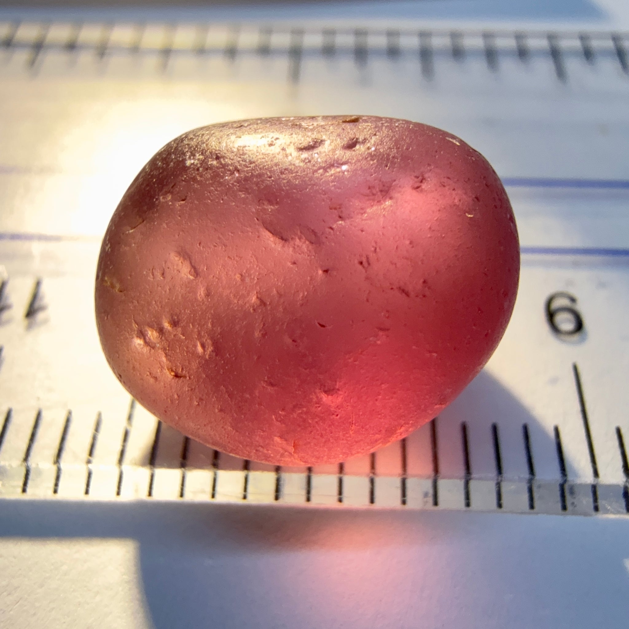 Mahenge Garnet, 12.08ct, Tanzania, heavy silk inside, see pictures, Untreated Unheated, slight inclusions