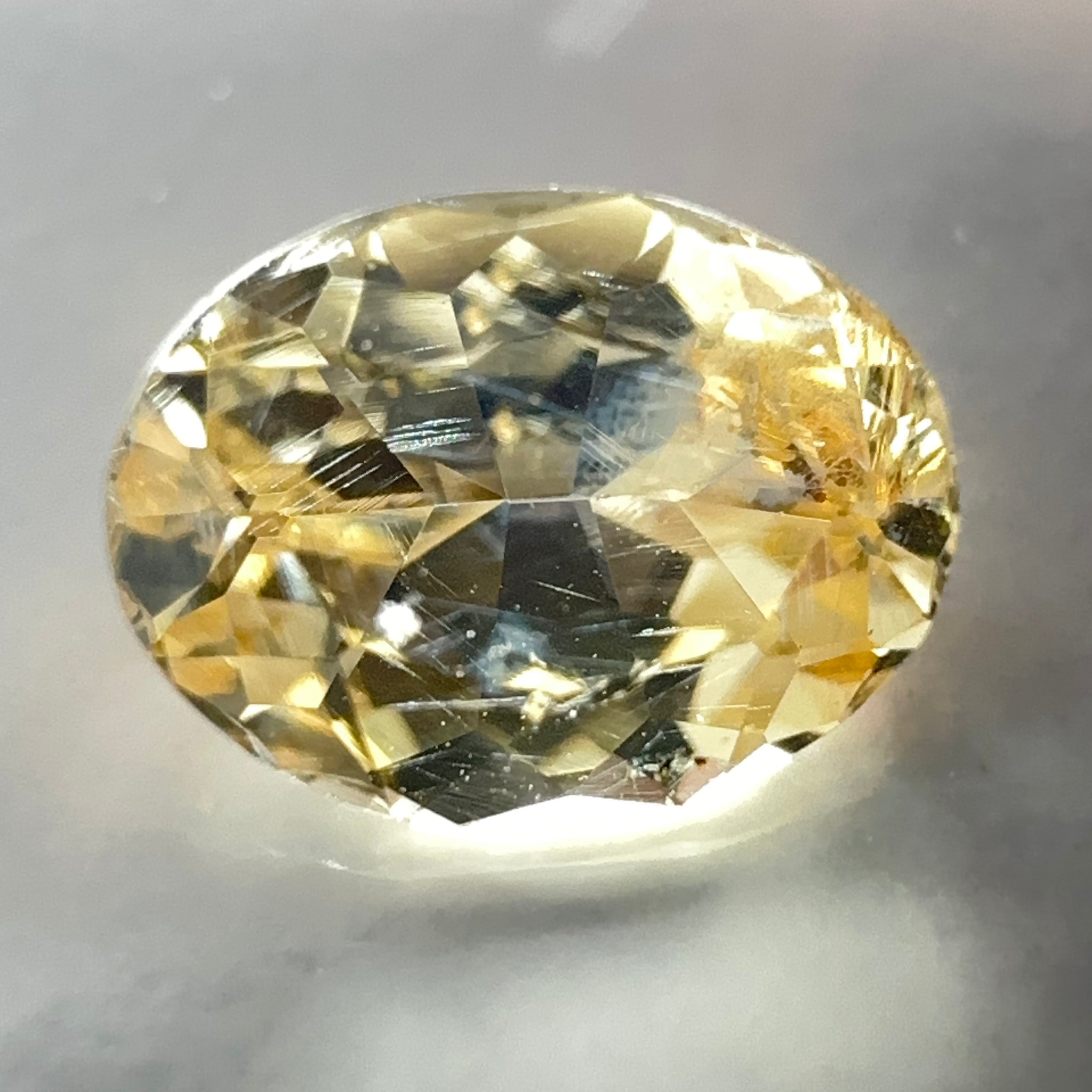 Yellow Grossular Garnet, 0.76ct, Merelani, Tanzania, Untreated Unheated