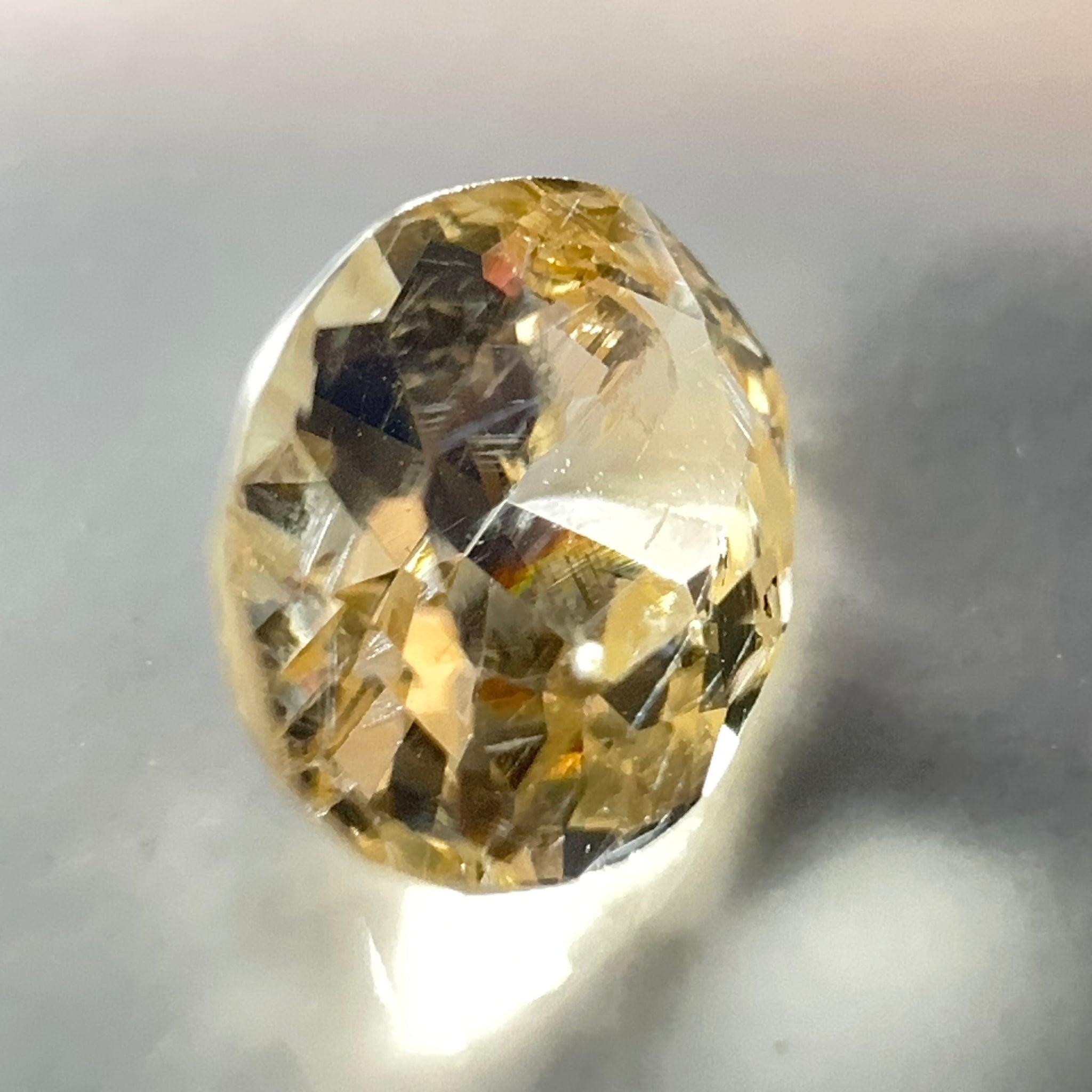 Yellow Grossular Garnet, 0.76ct, Merelani, Tanzania, Untreated Unheated