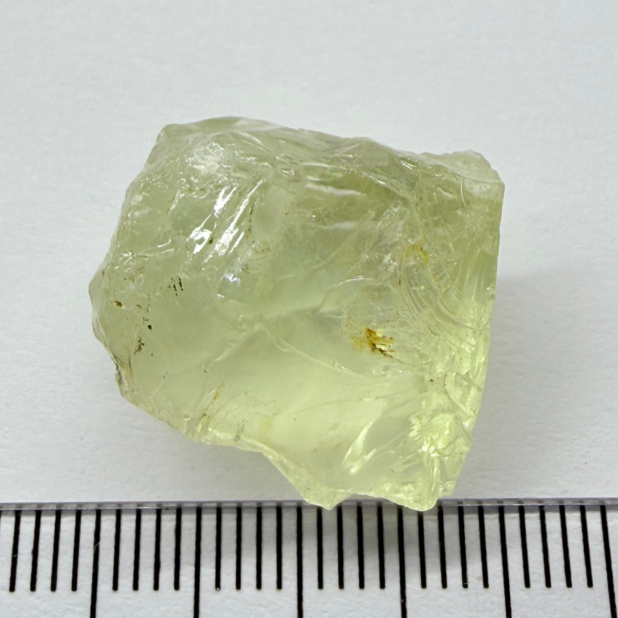 Heliodor, 29.39ct, Loliondo, Tanzania, Untreated Unheated, has a fracture inside, slice down the middle, both pics will be useable with one slightly flatter, both will be slightly milky