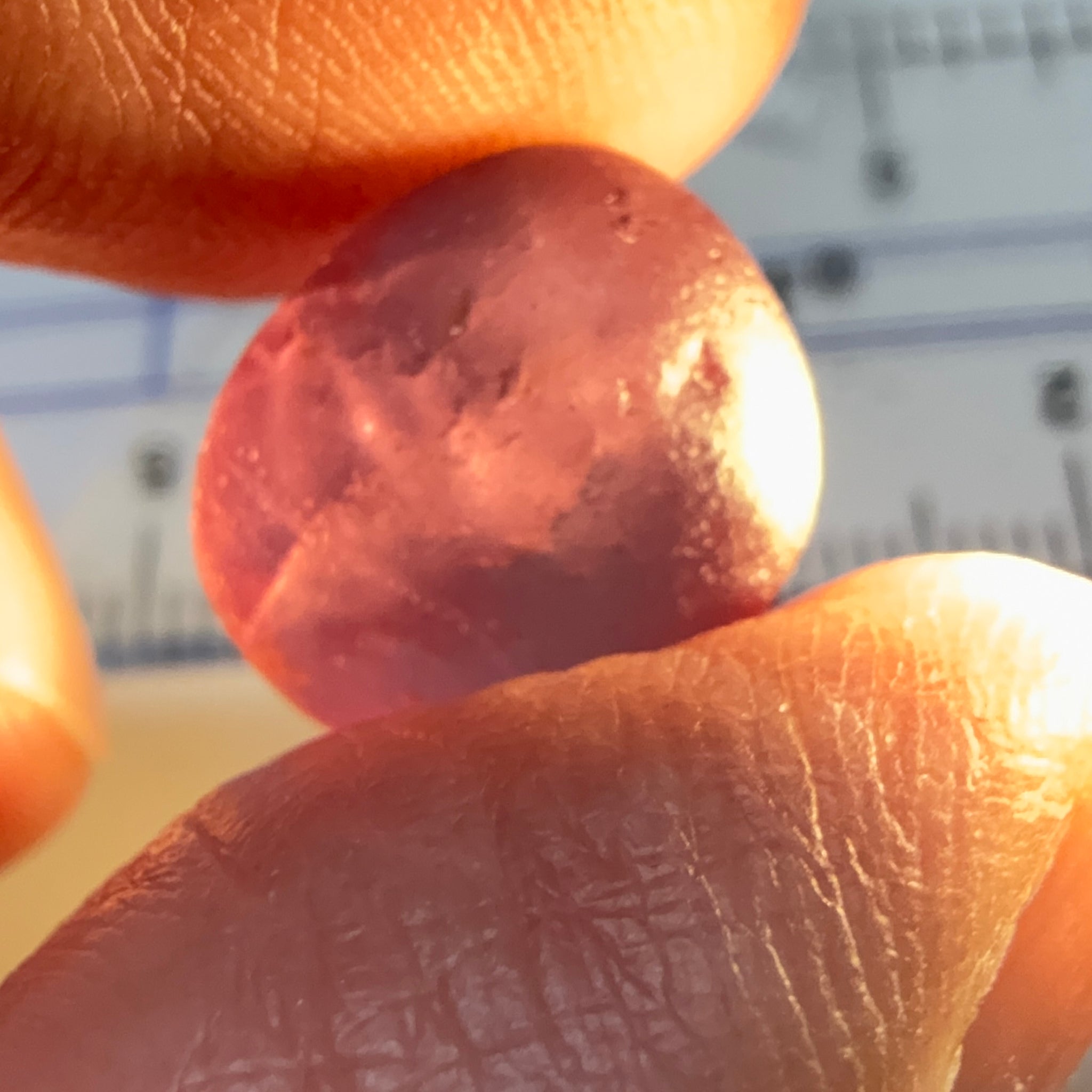 Mahenge Garnet, 12.08ct, Tanzania, heavy silk inside, see pictures, Untreated Unheated, slight inclusions