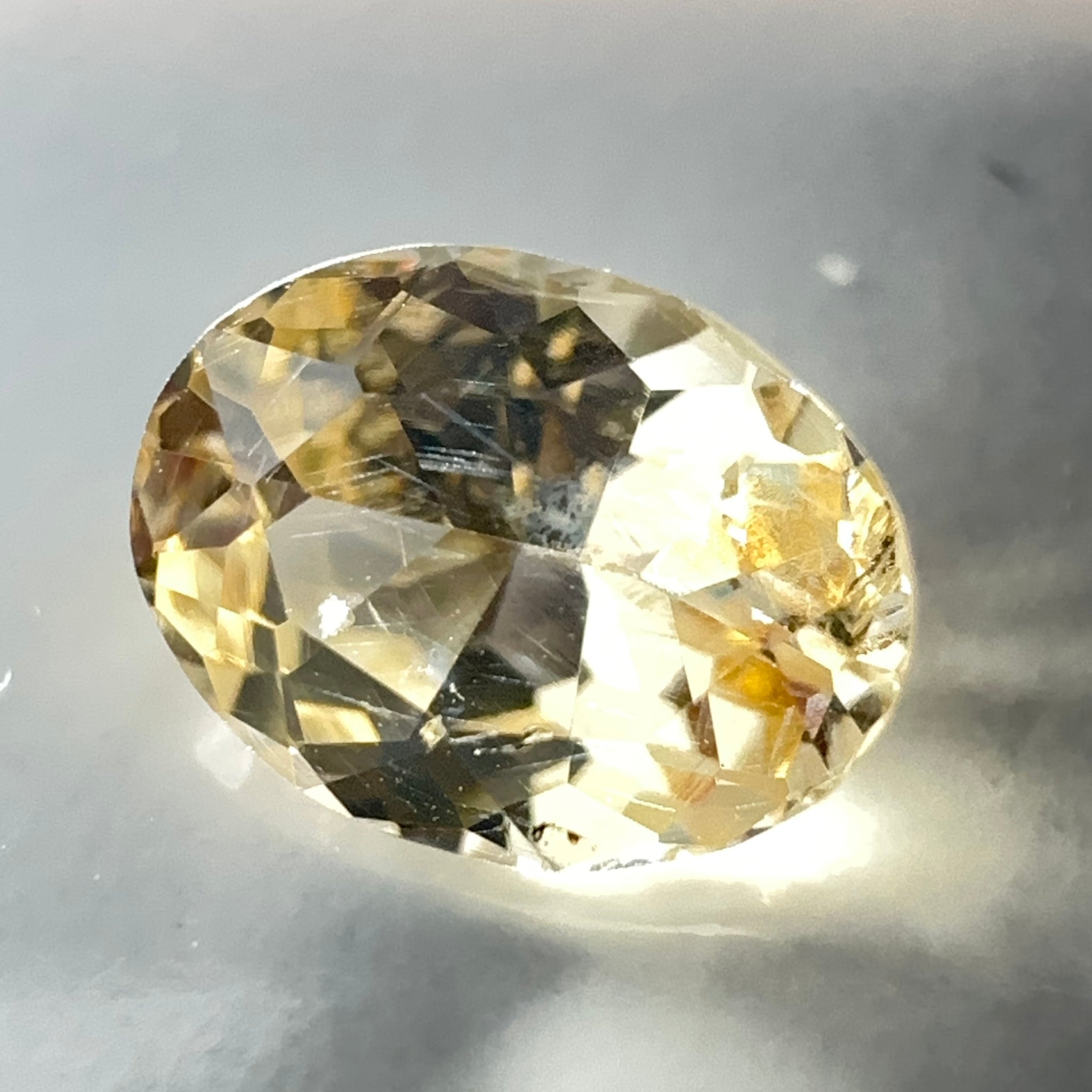 Yellow Grossular Garnet, 0.76ct, Merelani, Tanzania, Untreated Unheated