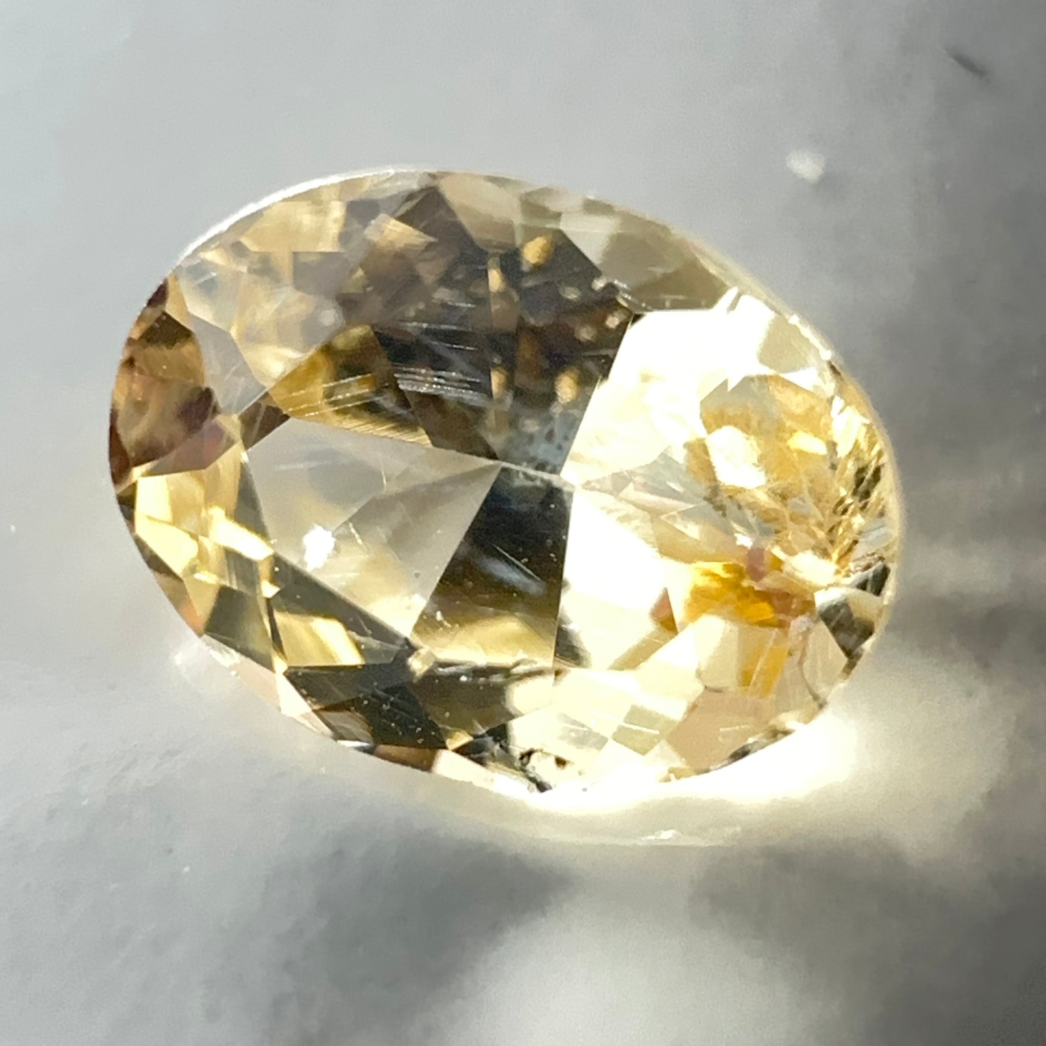 Yellow Grossular Garnet, 0.76ct, Merelani, Tanzania, Untreated Unheated