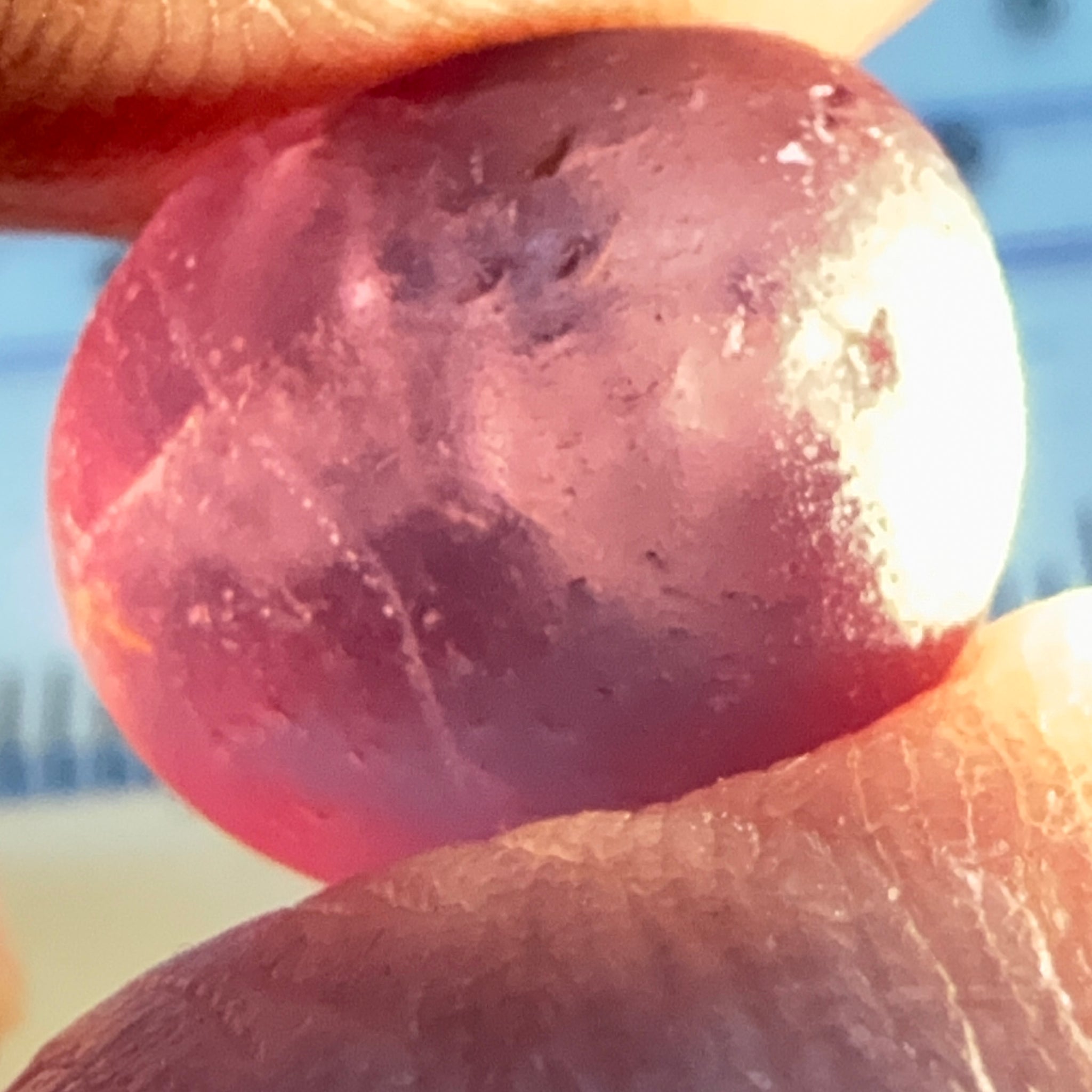 Mahenge Garnet, 12.08ct, Tanzania, heavy silk inside, see pictures, Untreated Unheated, slight inclusions