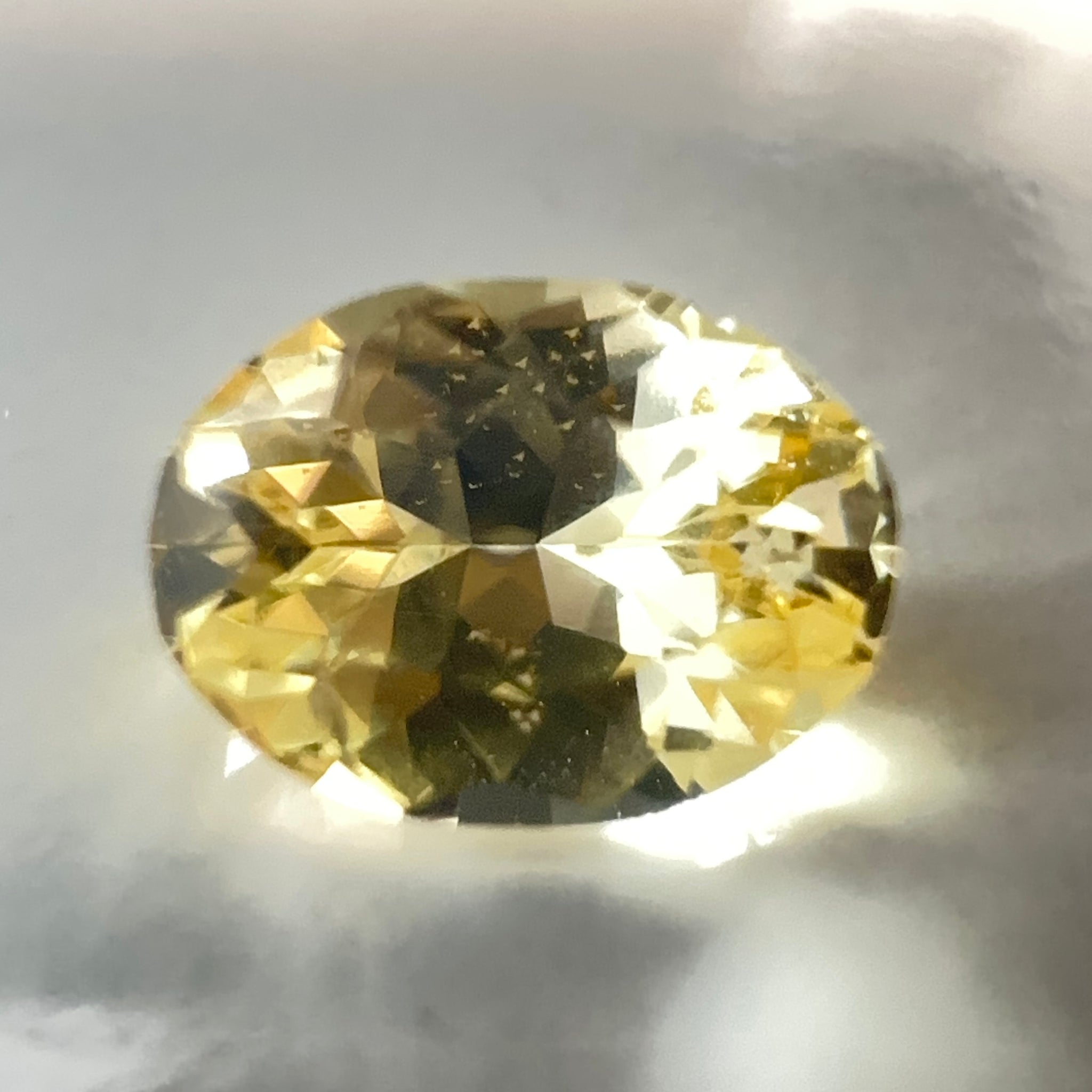 0.54ct Yellow Grossular Garnet, Merelani, Tanzania, Untreated Unheated