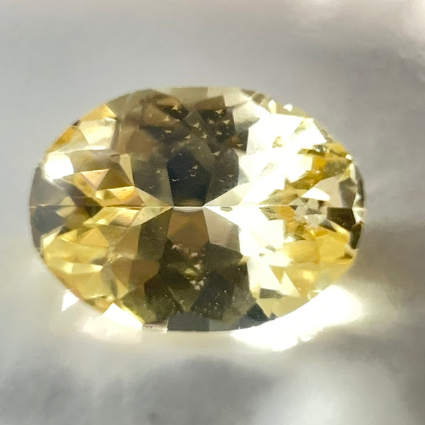 0.54ct Yellow Grossular Garnet, Merelani, Tanzania, Untreated Unheated