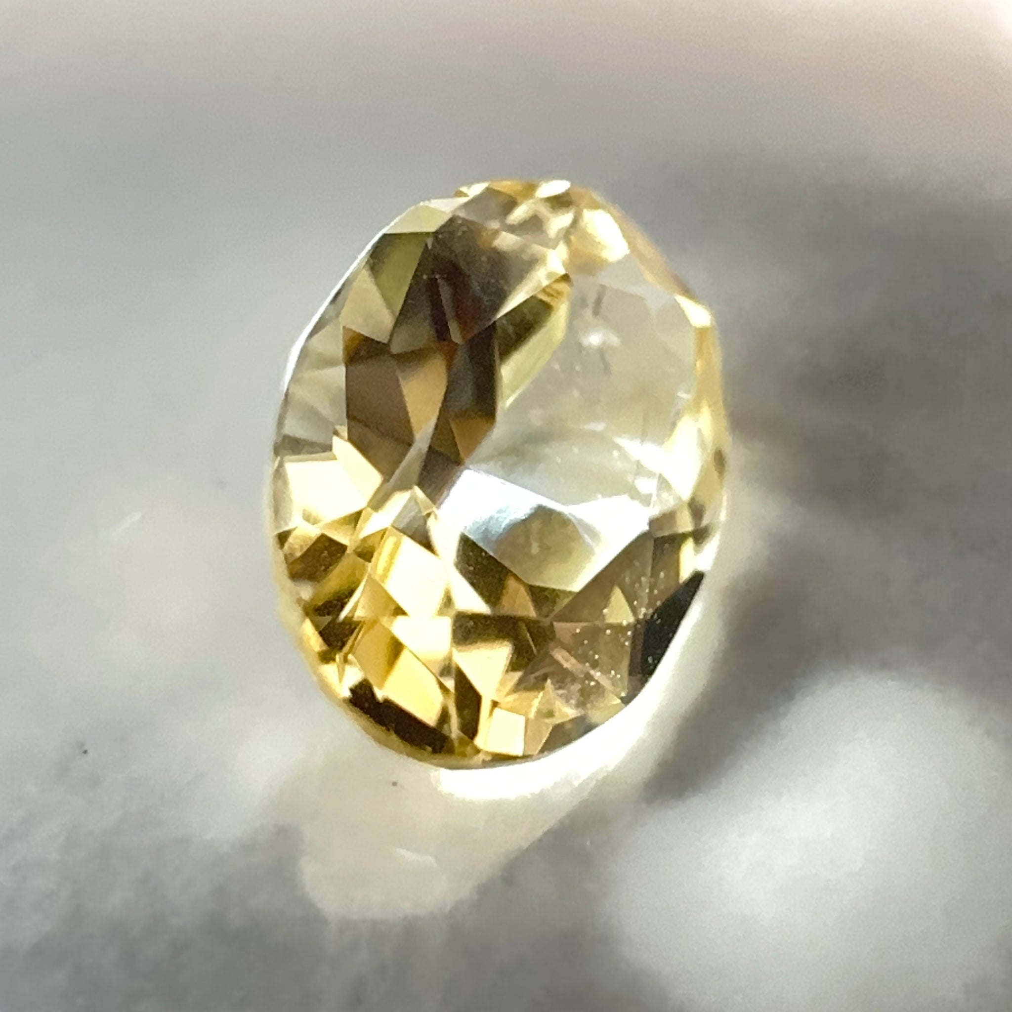 0.54ct Yellow Grossular Garnet, Merelani, Tanzania, Untreated Unheated