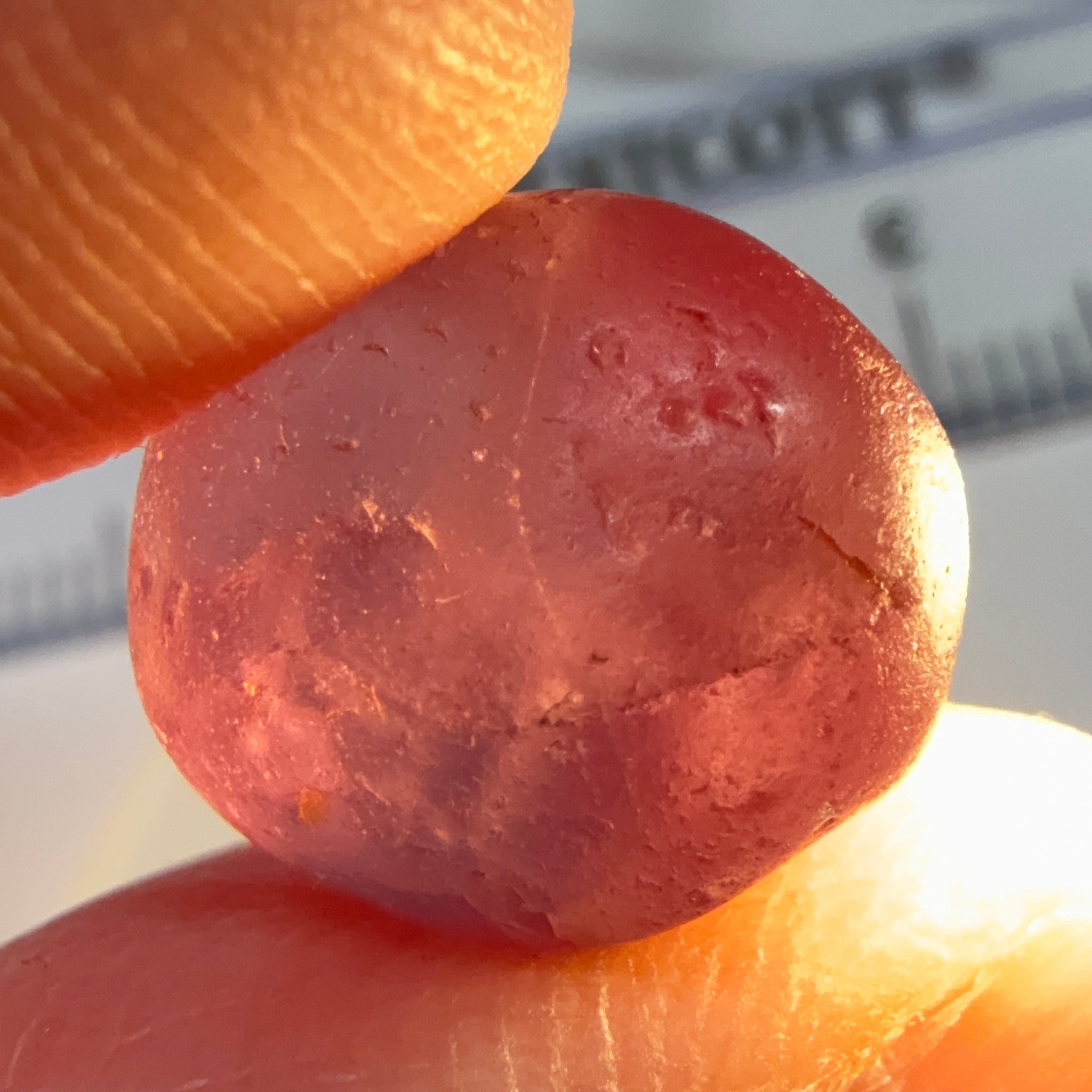 Mahenge Garnet, 12.08ct, Tanzania, heavy silk inside, see pictures, Untreated Unheated, slight inclusions