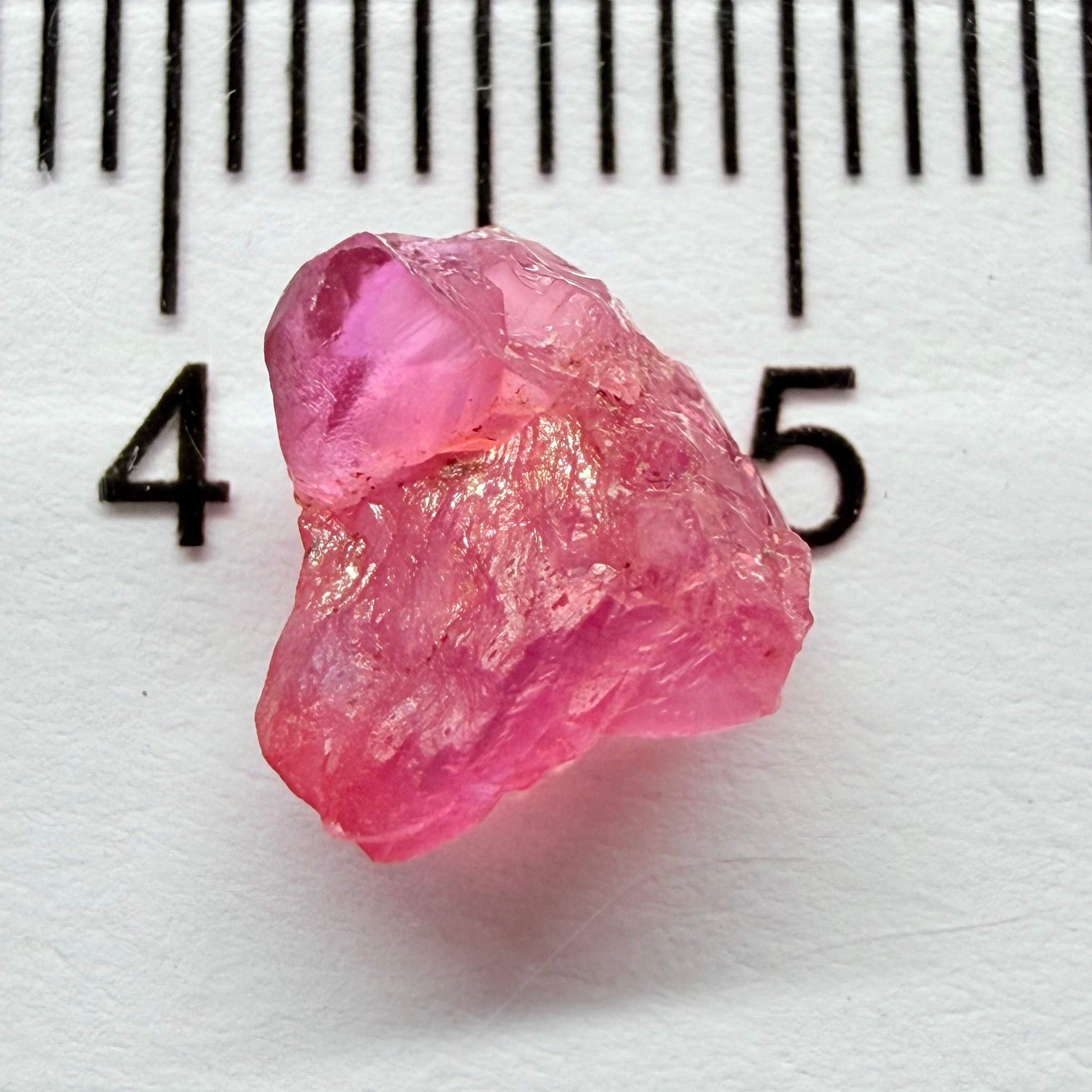 Winza Sapphire Crystal, 2.21ct, Winza, Tanzania, Untreated Unheated, crystalized on both sides