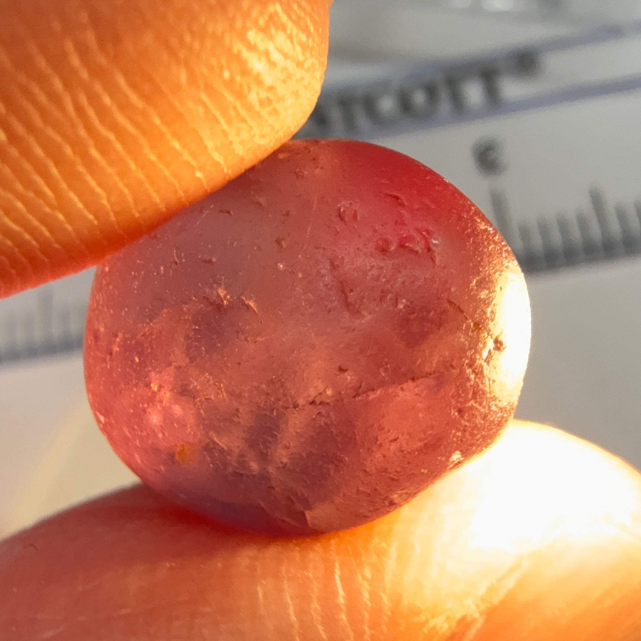 Mahenge Garnet, 12.08ct, Tanzania, heavy silk inside, see pictures, Untreated Unheated, slight inclusions
