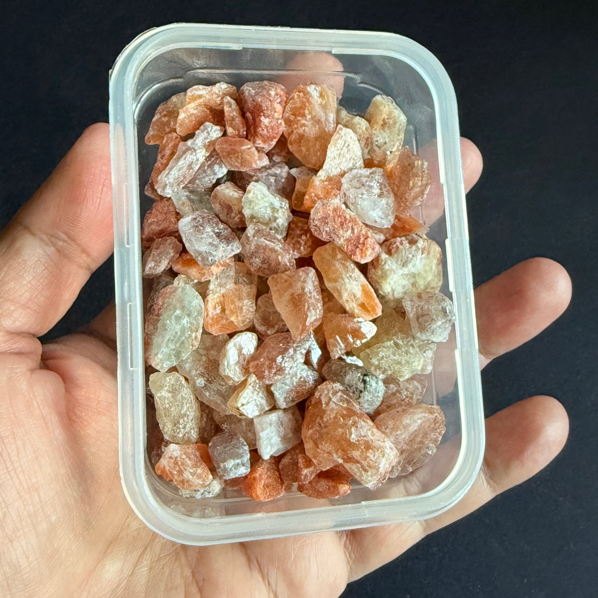 Sunstone Lot Cab/bead rough, or set in jewellery as is, 199.20gm, Tanzania, Untreated Unheated