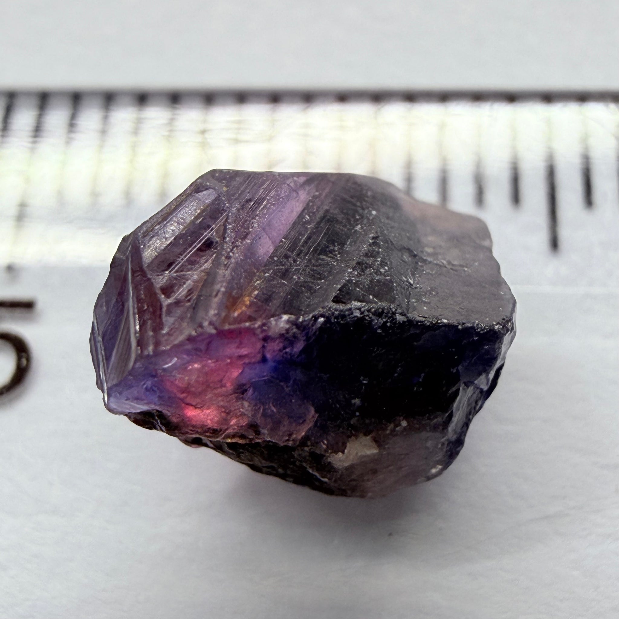 Winza Sapphire, 4.43ct, Winza, Tanzania, Untreated Unheated, not facetable, has a crack in the middle, set it in jewellery as is