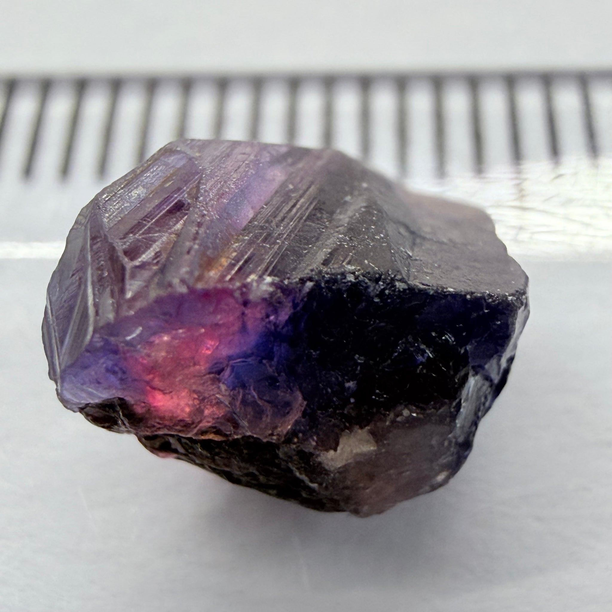 Winza Sapphire, 4.43ct, Winza, Tanzania, Untreated Unheated, not facetable, has a crack in the middle, set it in jewellery as is