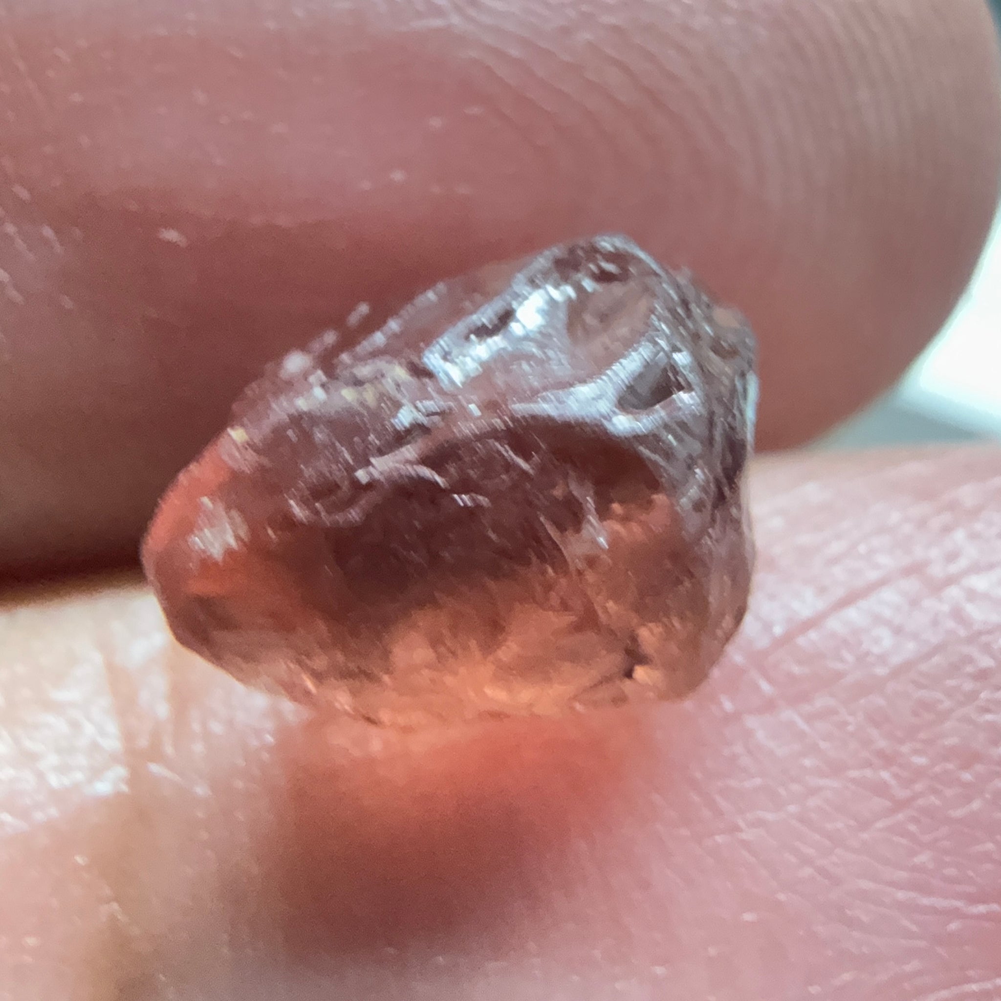 Malaya Garnet, 3.89ct, Tanzania, Untreated Unheated, VS(veil and sl spots)