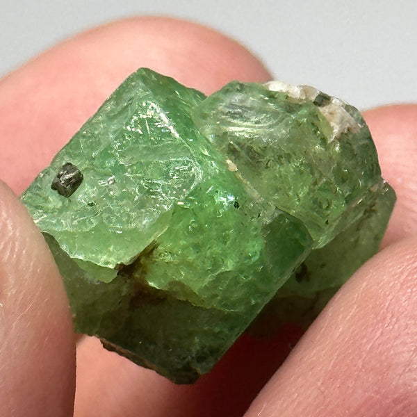 Tsavorite Crystal on Matrix. 29.09ct, Merelani. Tanzania, Untreated Unheated