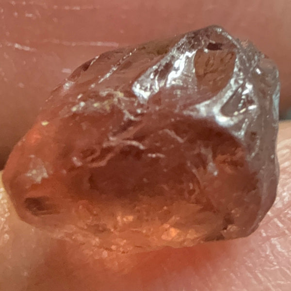 Malaya Garnet, 3.89ct, Tanzania, Untreated Unheated, VS(veil and sl spots)