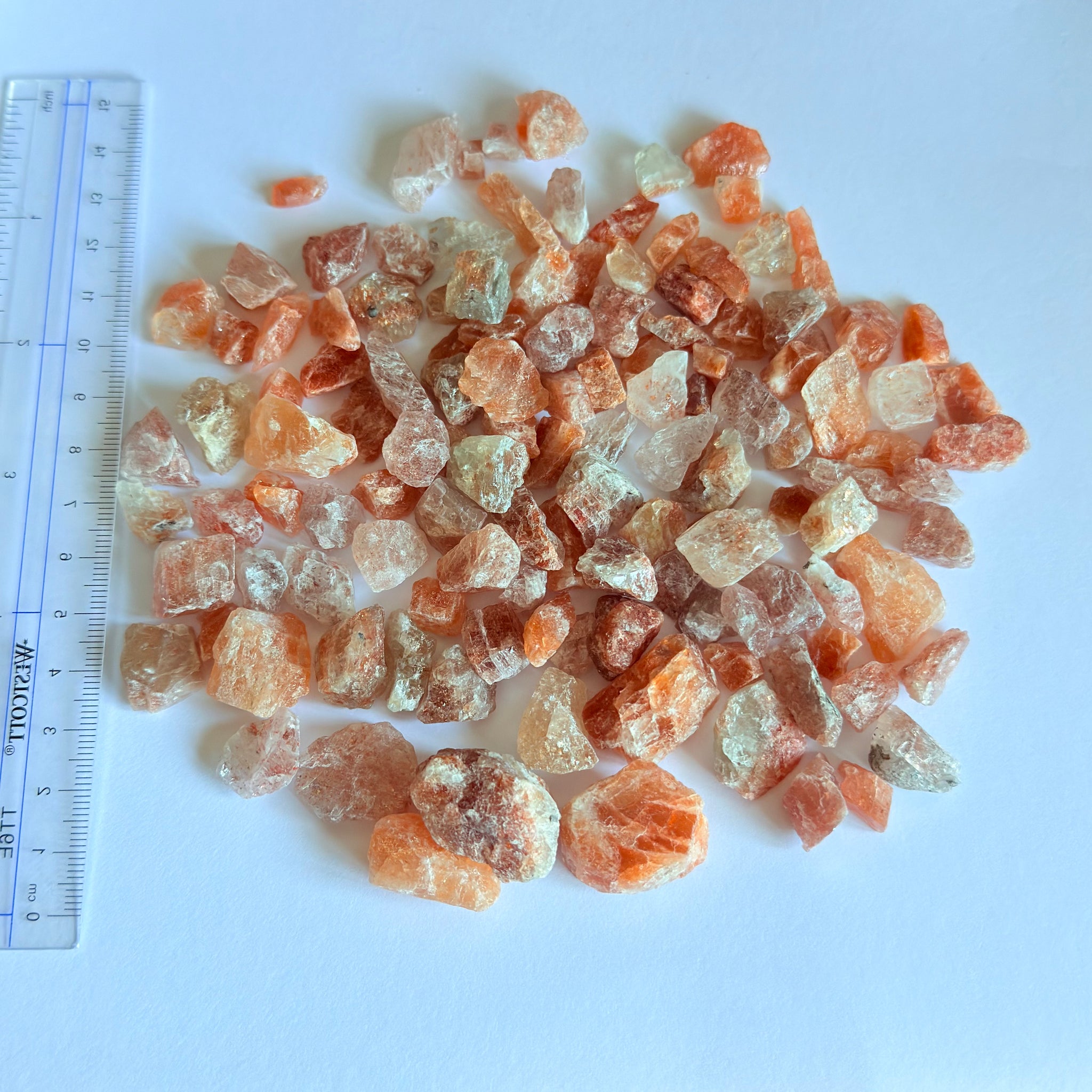 Sunstone Lot Cab/bead rough, or set in jewellery as is, 199.20gm, Tanzania, Untreated Unheated
