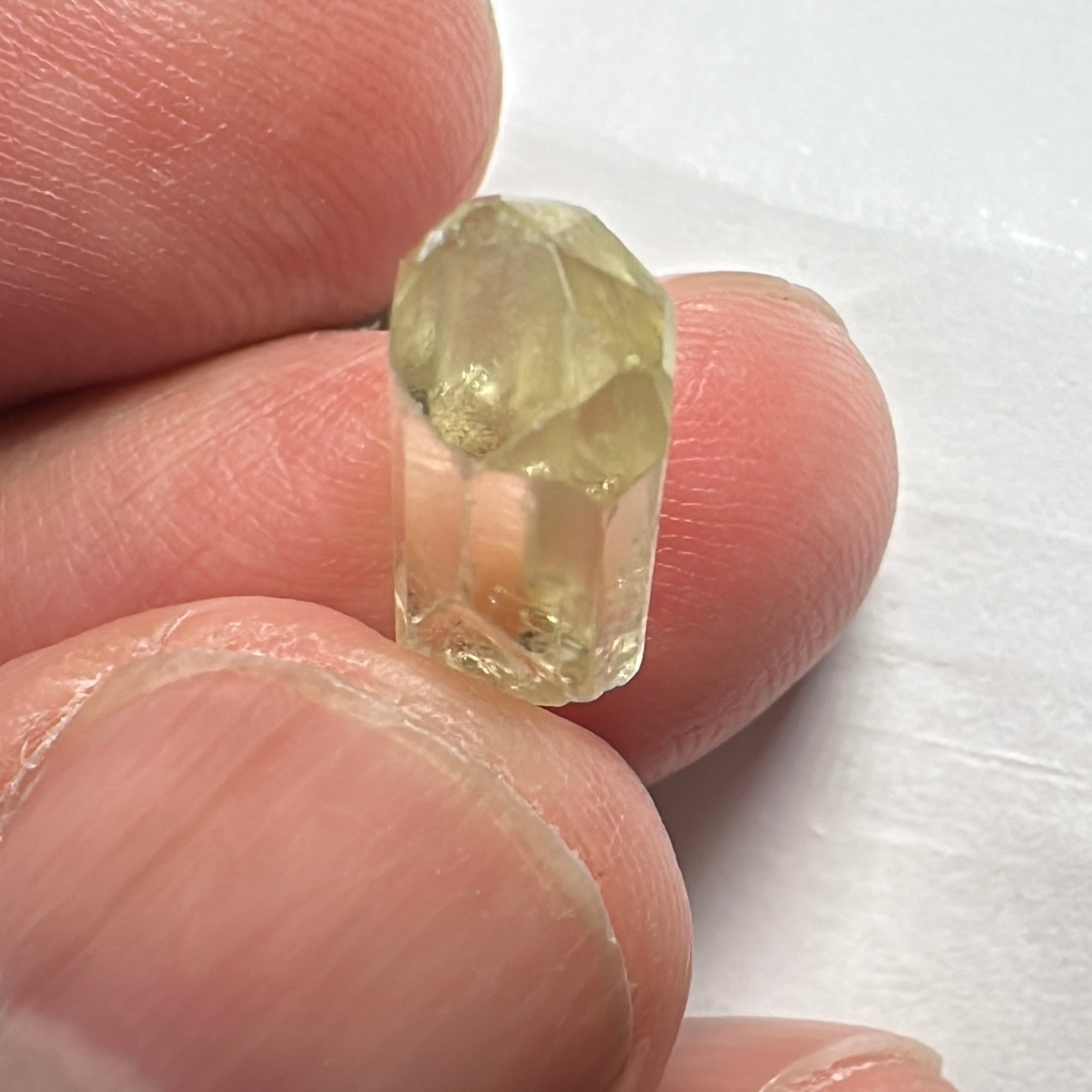 Diopside crystal, 1.10gm, Merelani, Tanzania, Untreated Unheated - facetable portion