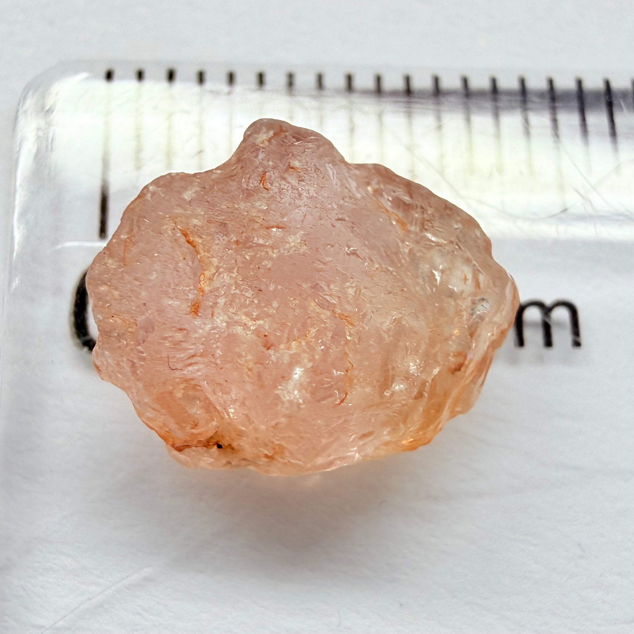 Umba Sapphire, 5.99ct, Umba Valley, Tanzania, Untreated Unheated. Slightly included (tiny scattered white spots) Flattish stone with a challenging shape, you can cut a portrait or tablet cut