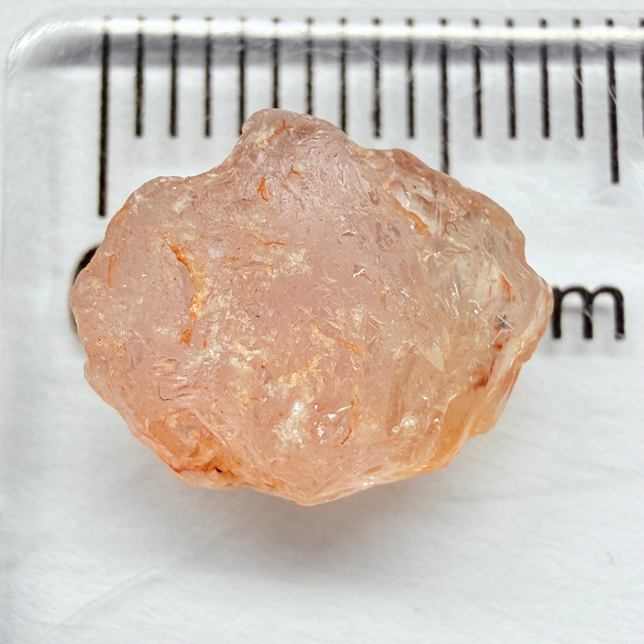 Umba Sapphire, 5.99ct, Umba Valley, Tanzania, Untreated Unheated. Slightly included (tiny scattered white spots) Flattish stone with a challenging shape, you can cut a portrait or tablet cut