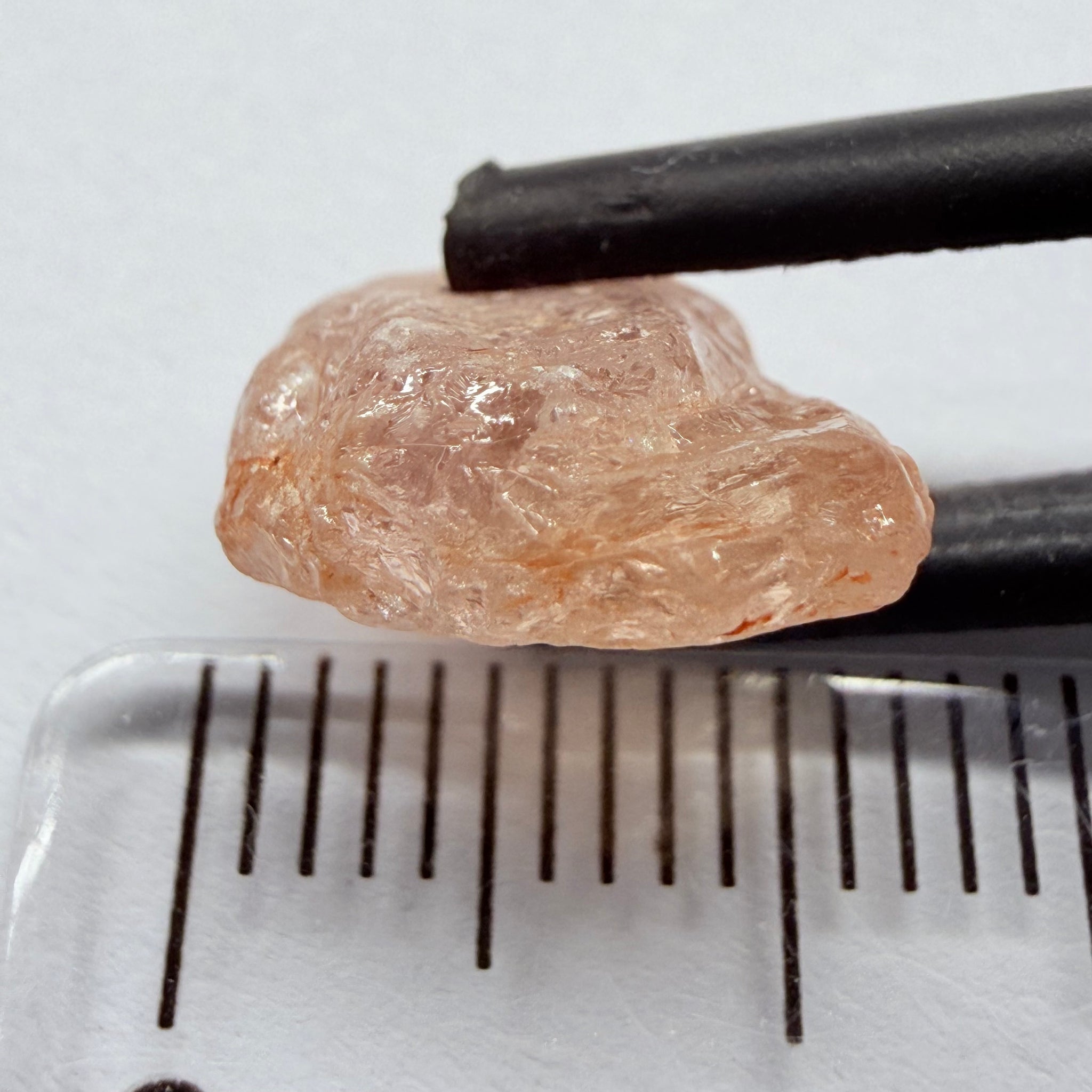 Umba Sapphire, 5.99ct, Umba Valley, Tanzania, Untreated Unheated. Slightly included (tiny scattered white spots) Flattish stone with a challenging shape, you can cut a portrait or tablet cut