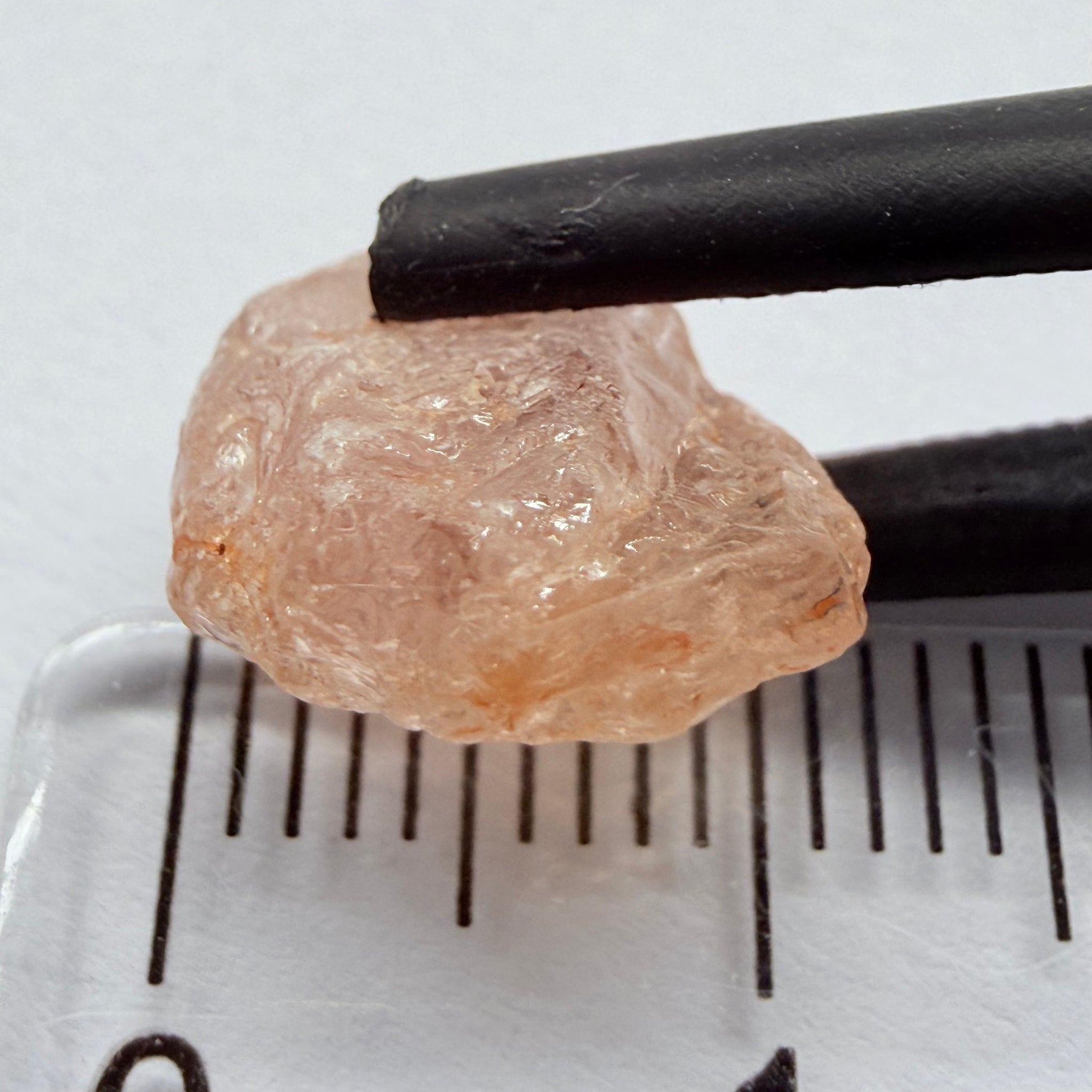 Umba Sapphire, 5.99ct, Umba Valley, Tanzania, Untreated Unheated. Slightly included (tiny scattered white spots) Flattish stone with a challenging shape, you can cut a portrait or tablet cut