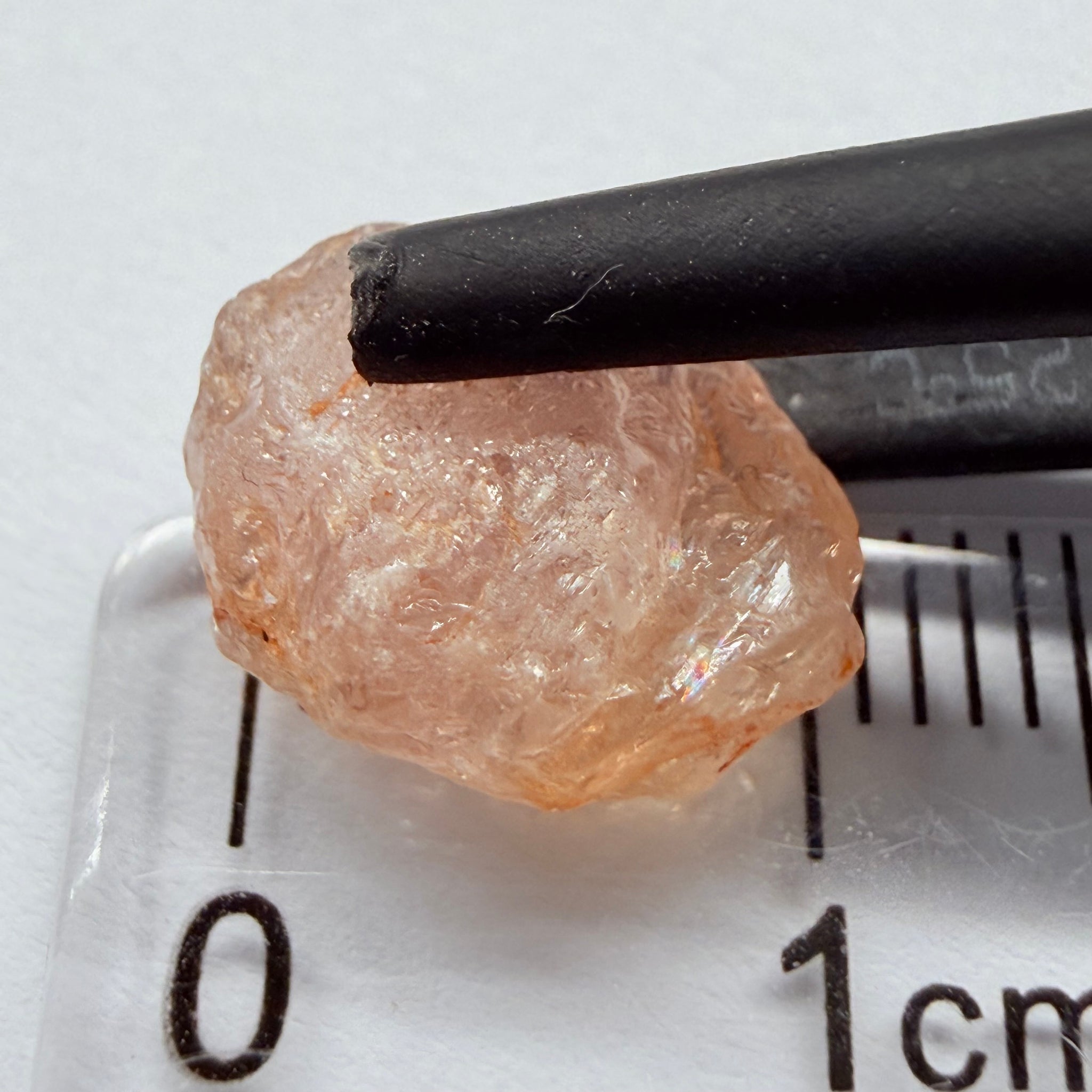 Umba Sapphire, 5.99ct, Umba Valley, Tanzania, Untreated Unheated. Slightly included (tiny scattered white spots) Flattish stone with a challenging shape, you can cut a portrait or tablet cut