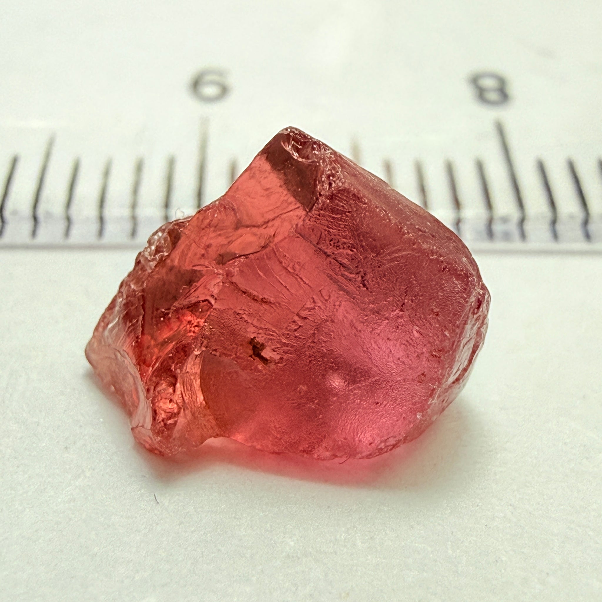 Rhodolite Garnet, 4.01ct, Umba, Tanzania, Untreated Untreated. Si