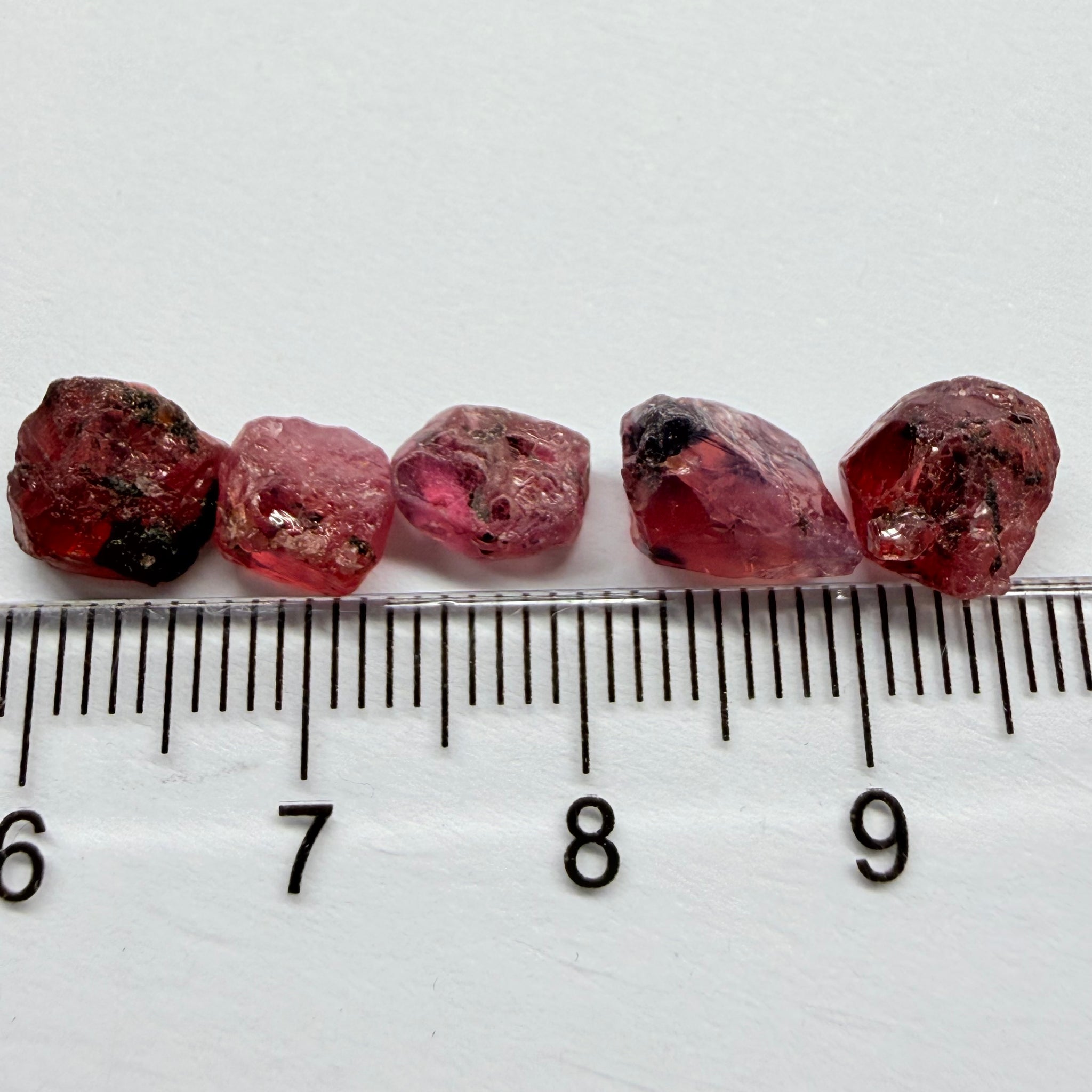 Winza Sapphire Lot, 12.24ct, Winza, Tanzania, Untreated Unheated. Too included to facet but set them in jewellery as is