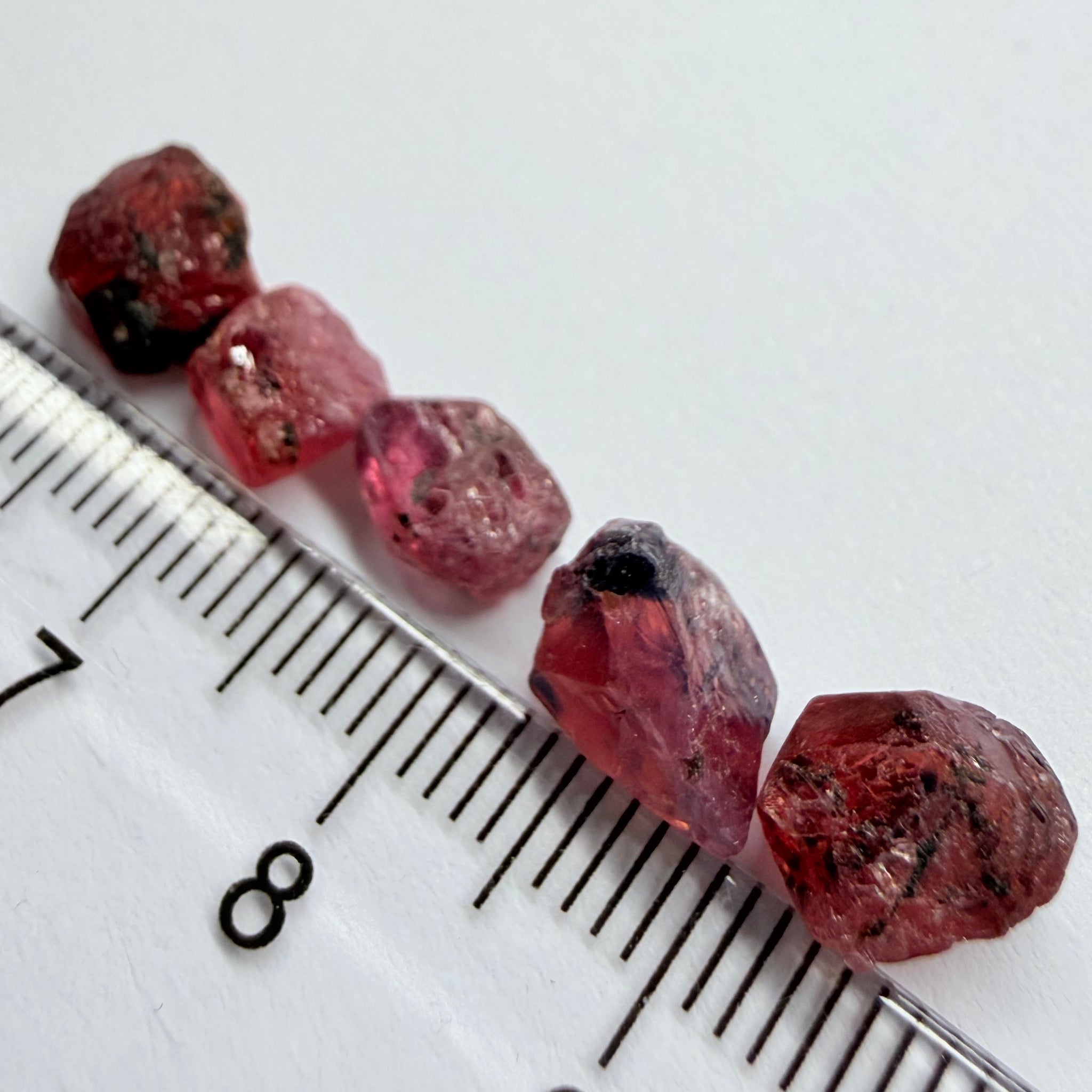 Winza Sapphire Lot, 12.24ct, Winza, Tanzania, Untreated Unheated. Too included to facet but set them in jewellery as is